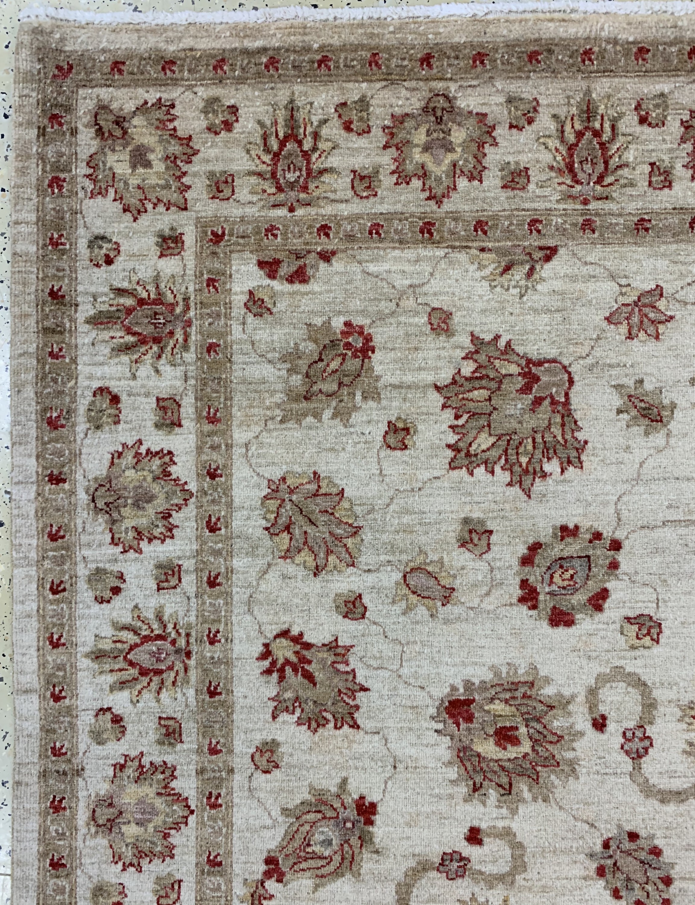 Detail d: Sigler, Pakistan, Ende 20.Jhd, Wolle auf Baumwolle, ca. 245 x 185 cm, EHZ: 2
