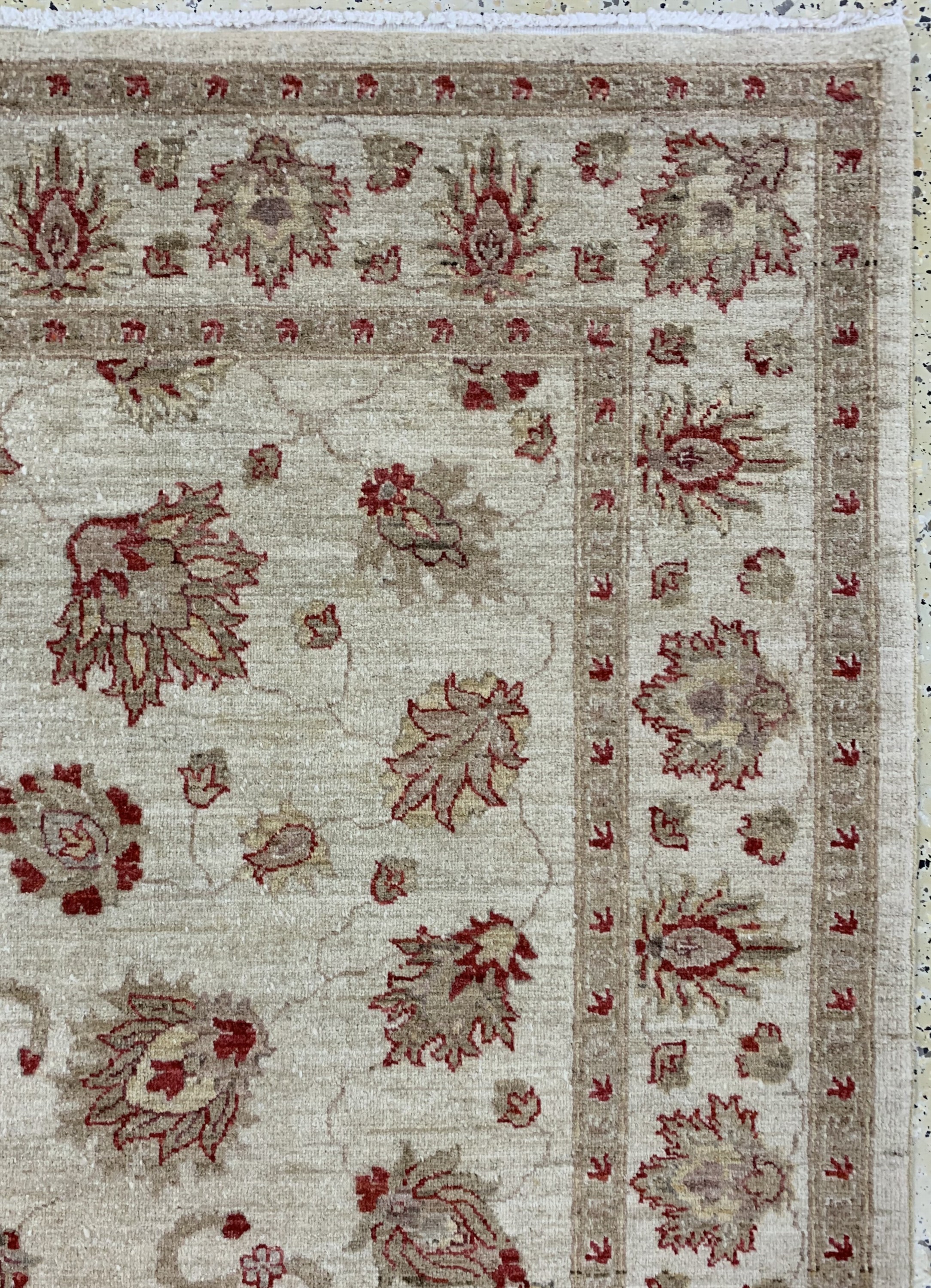 Detail e: Sigler, Pakistan, Ende 20.Jhd, Wolle auf Baumwolle, ca. 245 x 185 cm, EHZ: 2