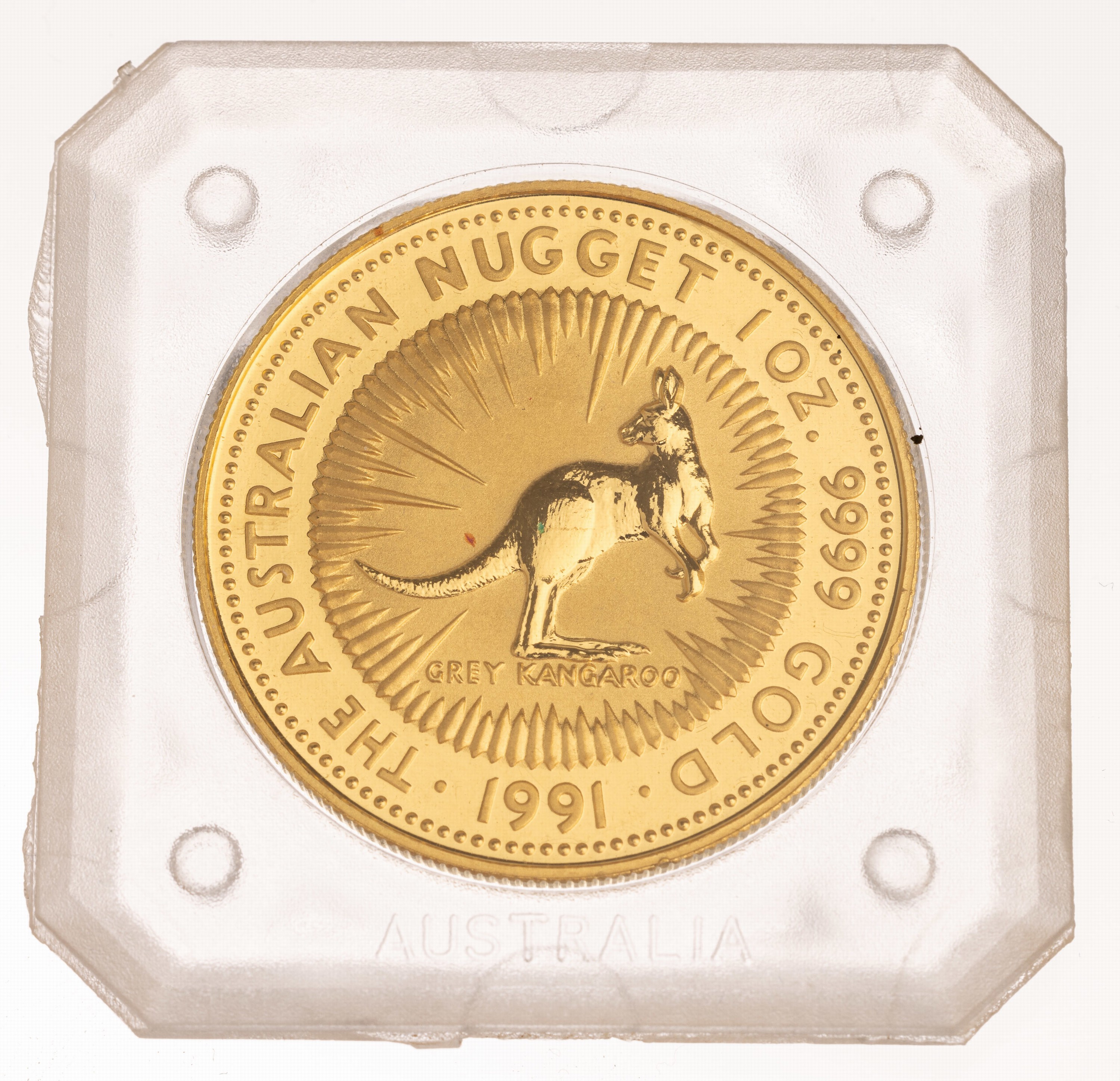 Goldmünze 100 Dollar Australien, 1991, 1 oz., rs. Elizabeth II.