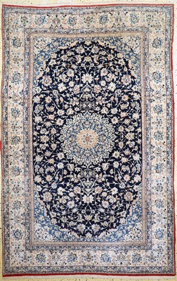 Image 26786405 - Nain Tudeschk antique, Persia, around 1900, corkwool on cotton, approx. 248 x 158 cm, condition: 3. Rugs, Carpets & Flatweaves