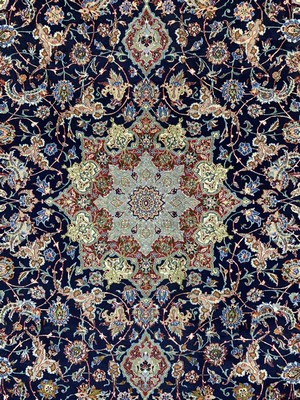 26786406b - Isfahan fine, Persia, mid-20th century, corkwool with silk, approx. 346 x 238 cm, condition: 2. Rugs, Carpets & Flatweaves