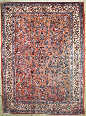 Image 26786408 - Saruk fine, Persia, end of 20th century, wool on cotton, approx. 324 x 243 cm, faded colors,condition: 2. Rugs, Carpets & Flatweaves