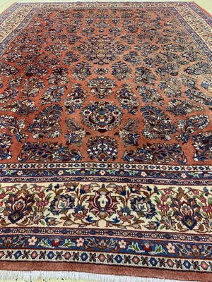 26786408d - Saruk fine, Persia, end of 20th century, wool on cotton, approx. 324 x 243 cm, faded colors,condition: 2. Rugs, Carpets & Flatweaves