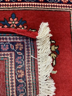 26786411f - 3 lots of Qum & Saruk, Persia, end of 20th century, wool on cotton, approx. 67 x 89 cm, condition: 2. Rugs, Carpets & Flatweaves