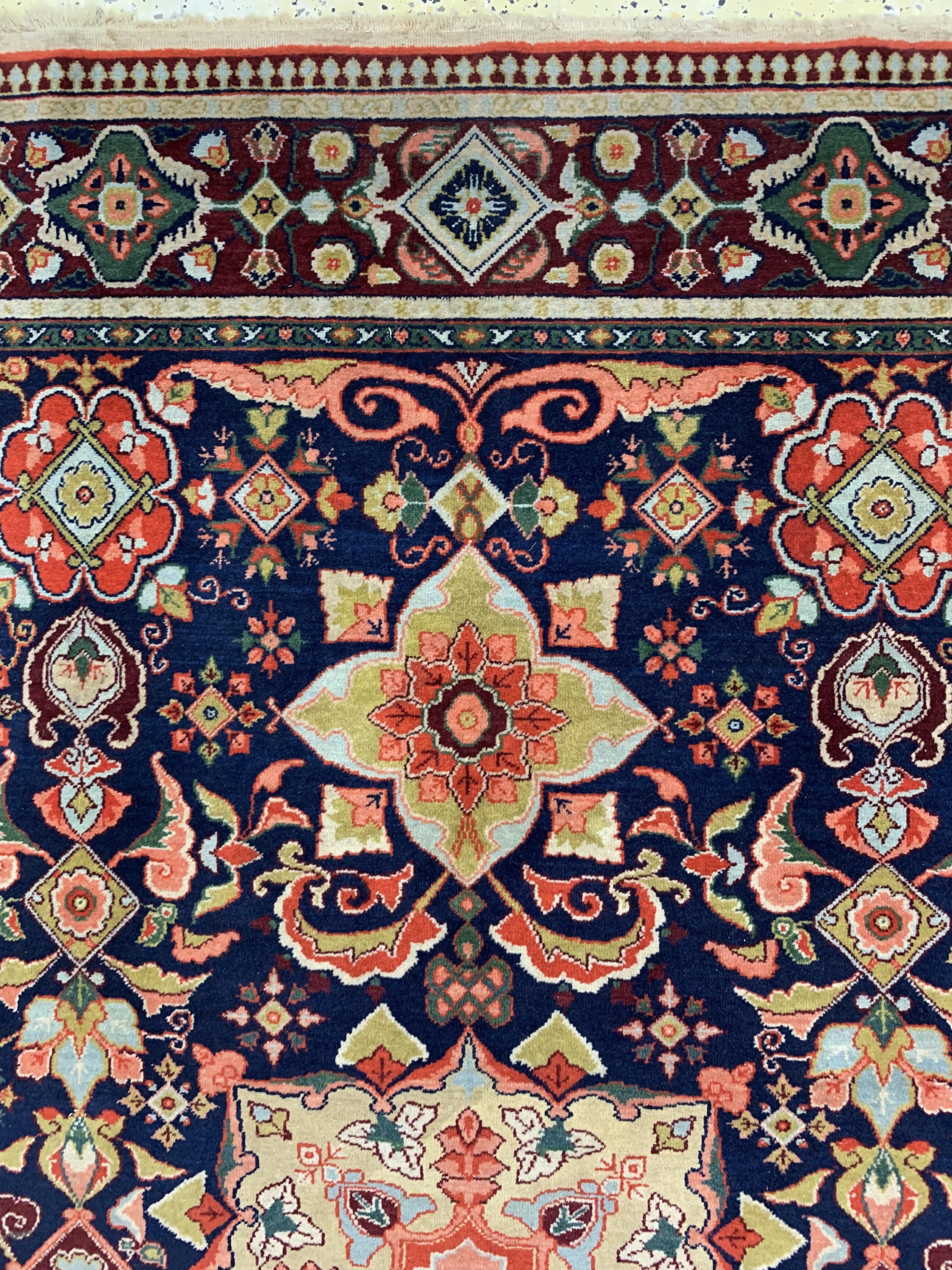 Detail c: Eriwan, Rußland, Mitte 20.Jhd, Wolle auf Baumwolle, ca. 203 x 140 cm, EHZ: 2