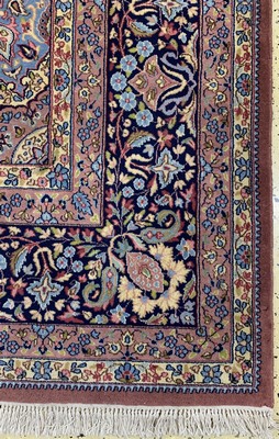 26786753a - Kirman fine Persia, signed, late 20th century,wool on cotton, approx. 390 x 302 cm, condition: 2, (minimal moth damage on edge). Rugs, Carpets & Flatweaves