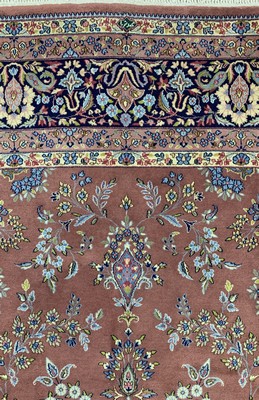 26786753c - Kirman fine Persia, signed, late 20th century,wool on cotton, approx. 390 x 302 cm, condition: 2, (minimal moth damage on edge). Rugs, Carpets & Flatweaves