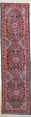 Image 26786761 - Saruk#"Ghiasabad#"fine, Persia, mid-20th century, wool on cotton, approx. 260 x 69 cm, condition: 2. Rugs, Carpets & Flatweaves