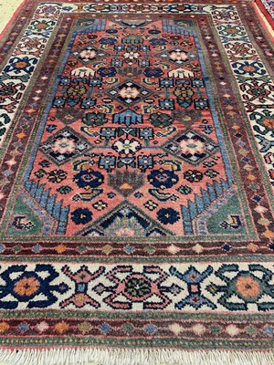 26786764a - 1 pair of Hamadan, Persia, mid-20th century, wool on cotton, approx. 150 x 100 cm, condition: 2-3. Rugs, Carpets & Flatweaves