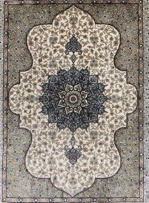26786774b - Hereke silk fine, China, mid-20th century, pure natural silk, approx. 62 x 47 cm, approx.1.4 million kn/sm, condition: 1. Rugs, Carpets& Flatweaves