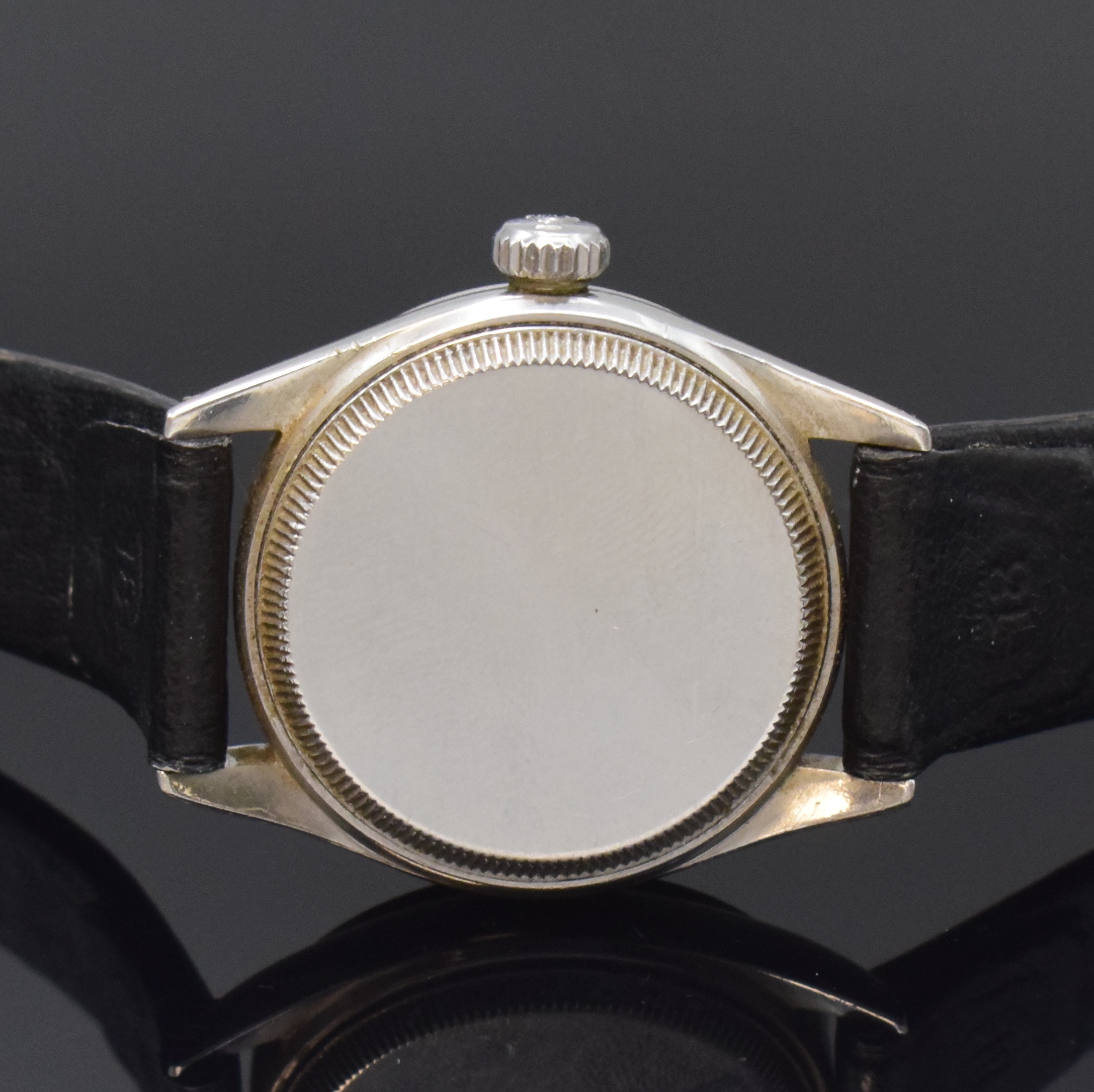 Detail c: ROLEX Herrenarmbanduhr Oyster Precision Referenz 6244, Handaufzug, Schweiz um 1950, Edelstahl, Boden und Krone verschr., ab Herst. wasserd., ...