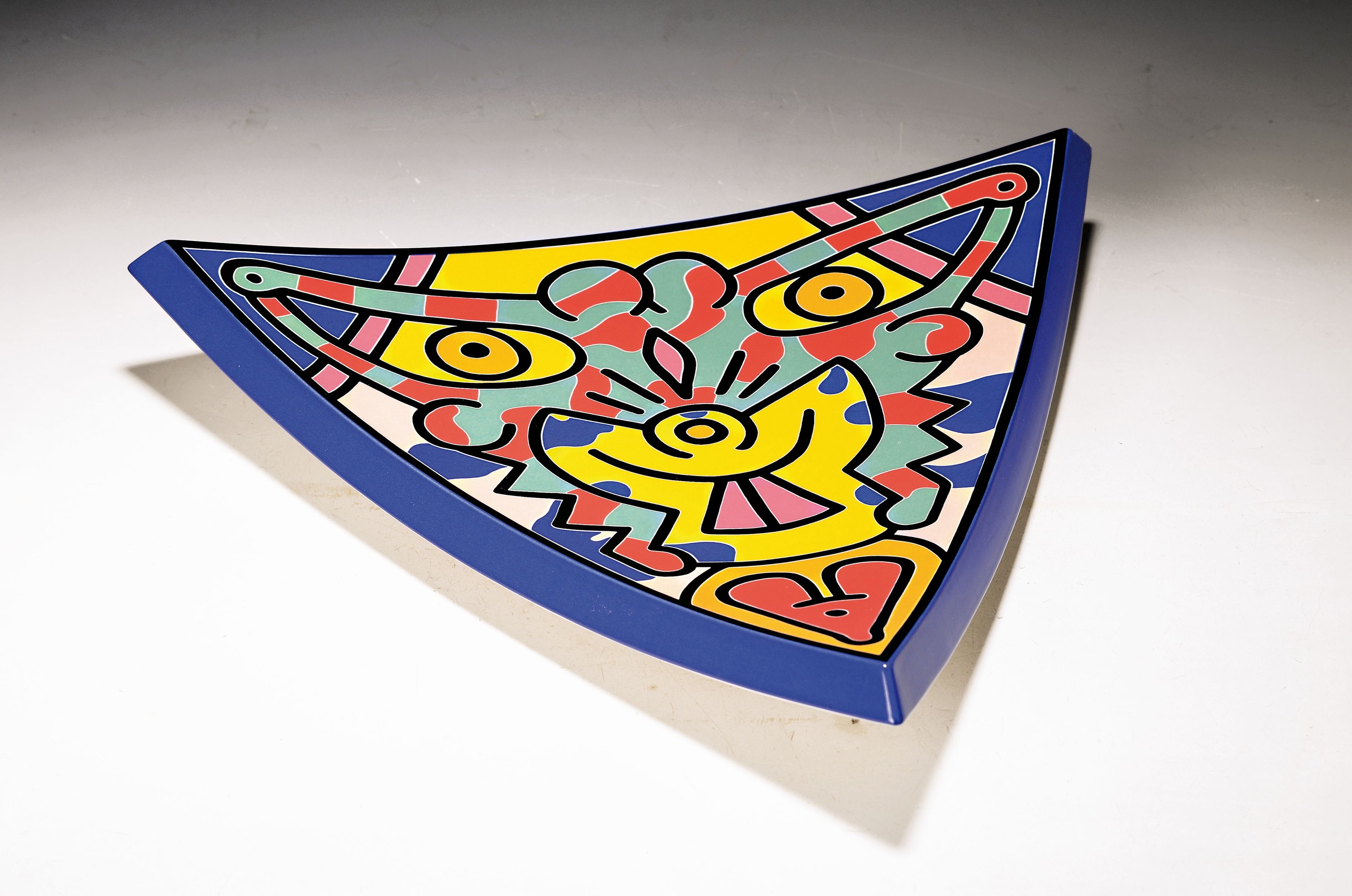 Keith Haring fürVilleroy & Boch: Spirit of Art No. 2, Serie aus 3 Kunstobjekten: Centerpiece, Sculpture und Box, Edition TriBeCa, 1992, limit. ...