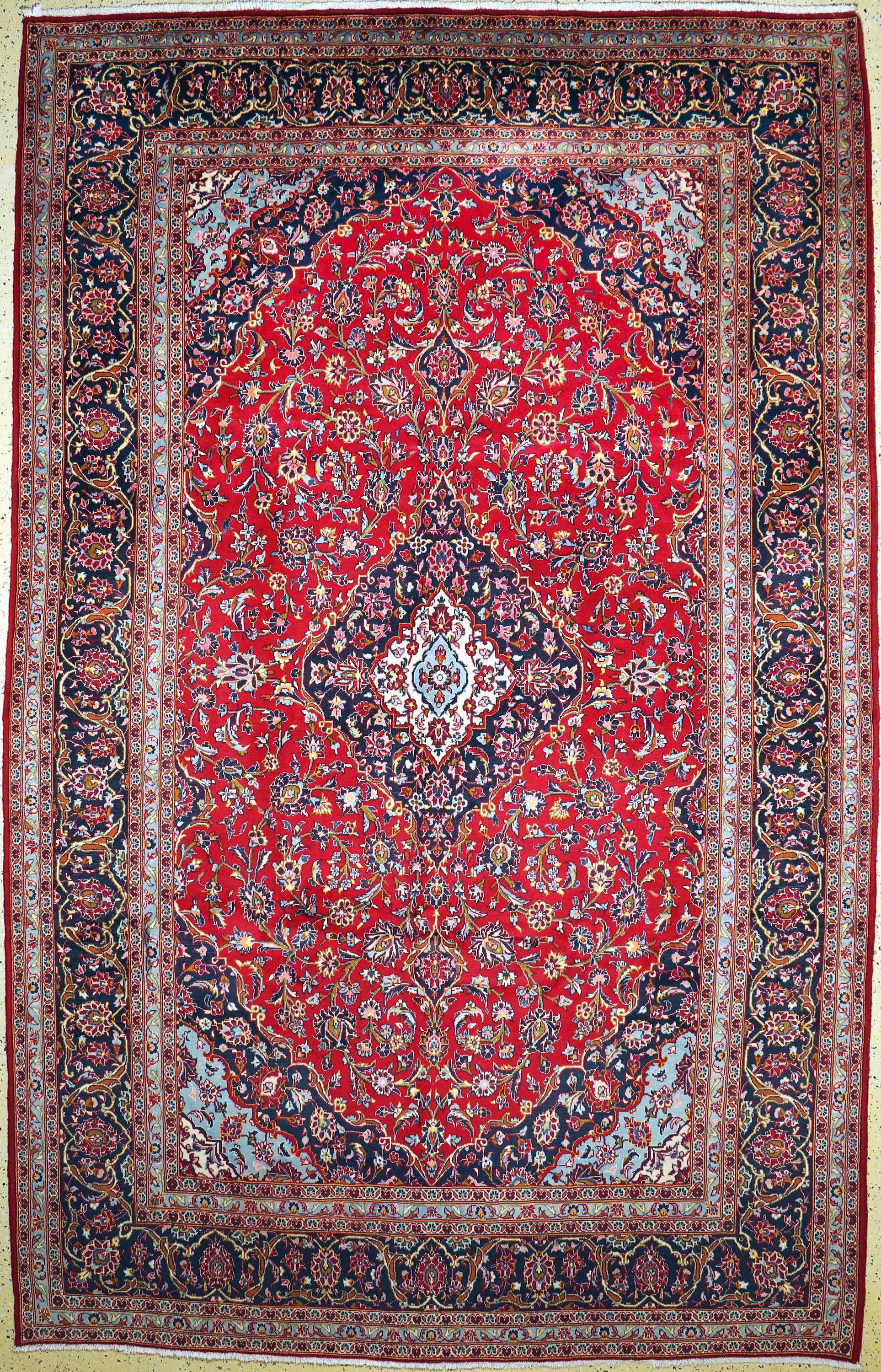 Keschan, Persien, Ende 20.Jhd, Wolle auf Baumwolle, ca. 400 x 250 cm, EHZ: 2
