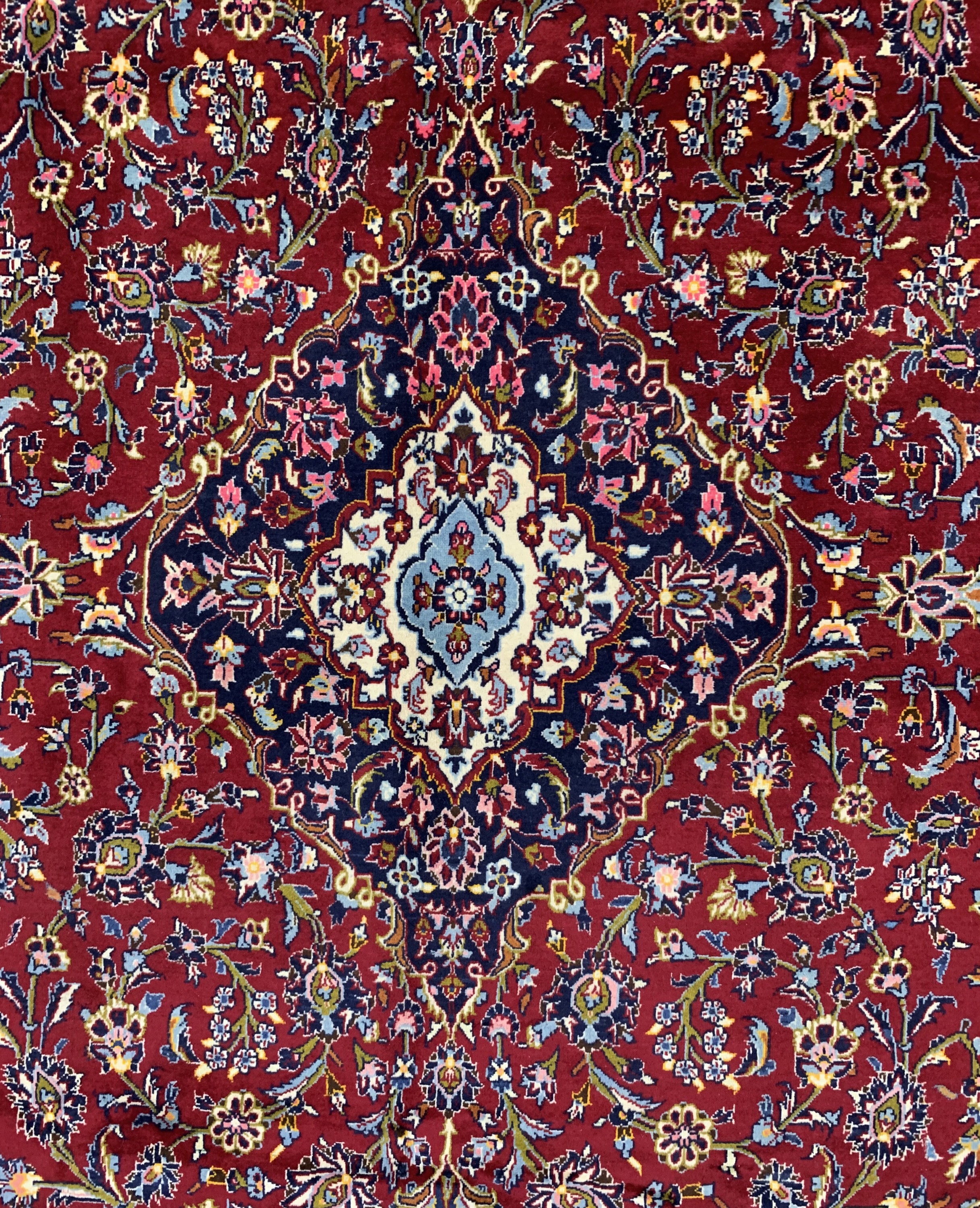 Detail b: Keschan, Persien, Ende 20.Jhd, Wolle auf Baumwolle, ca. 400 x 250 cm, EHZ: 2