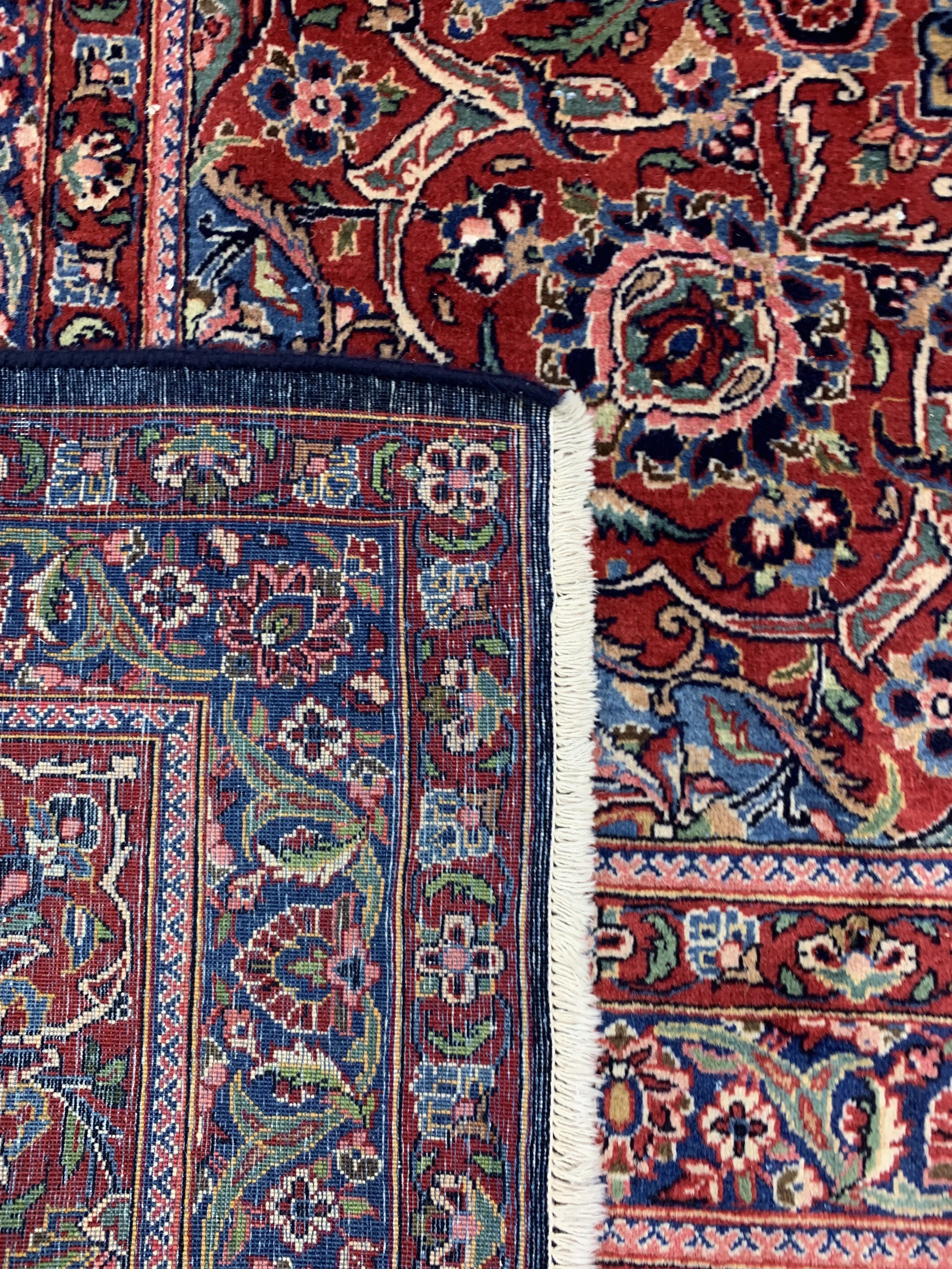 Detail i: Keschan Kork fein, Persien, Mitte 20.Jhd, Korkwolle auf Baumwolle, ca. 500 x 375 cm, EHZ: 2
