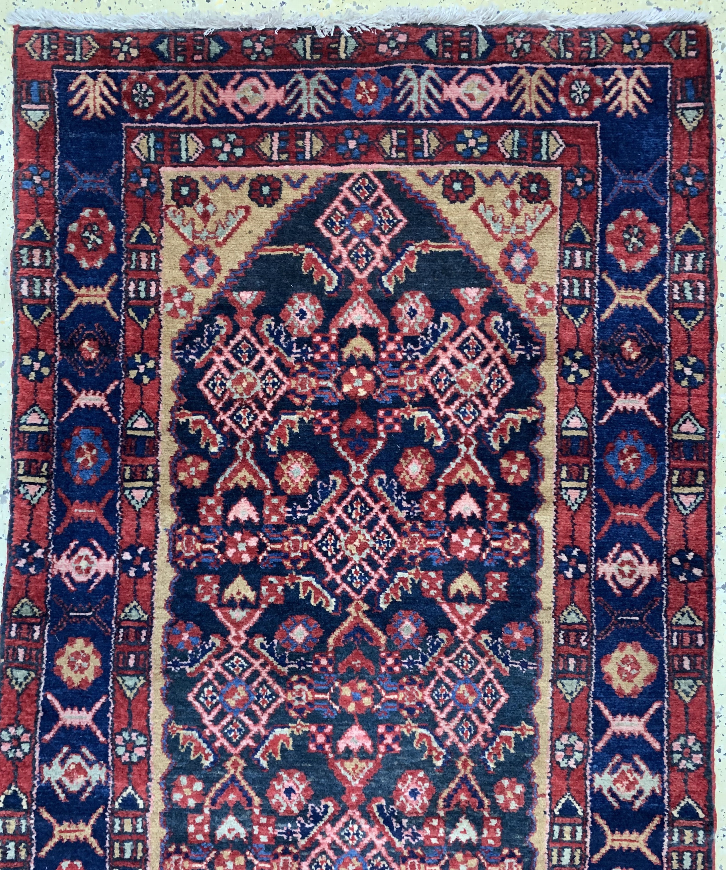 Detail a: Hosseinabad, Persien, Mitte 20.Jhd, Wolle auf Baumwolle, ca. 498 x 103 cm, EHZ: 2