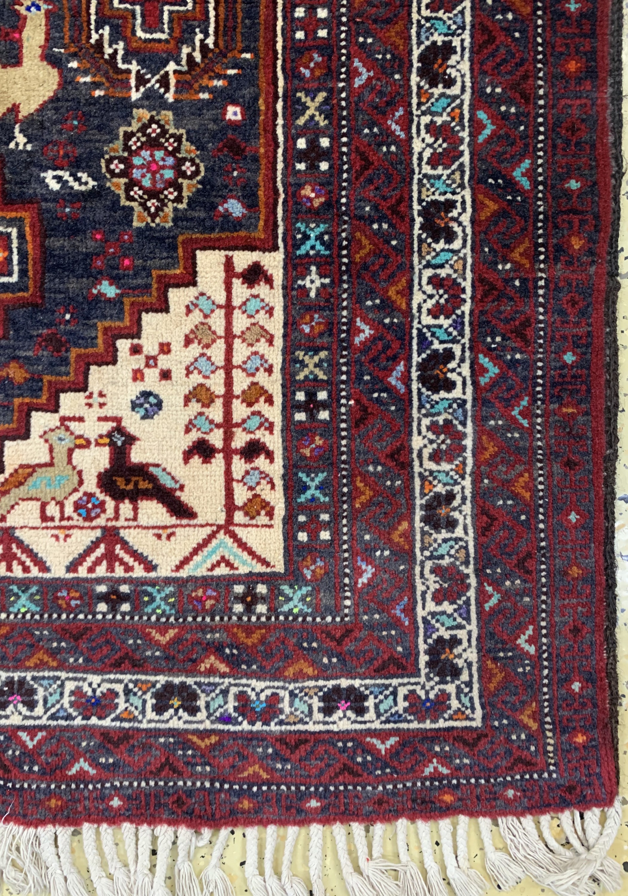 Detail a: Belutsch, Persien, Mitte 20.Jhd, Wolle auf Baumwolle, ca. 190 x 100 cm, EHZ: 2