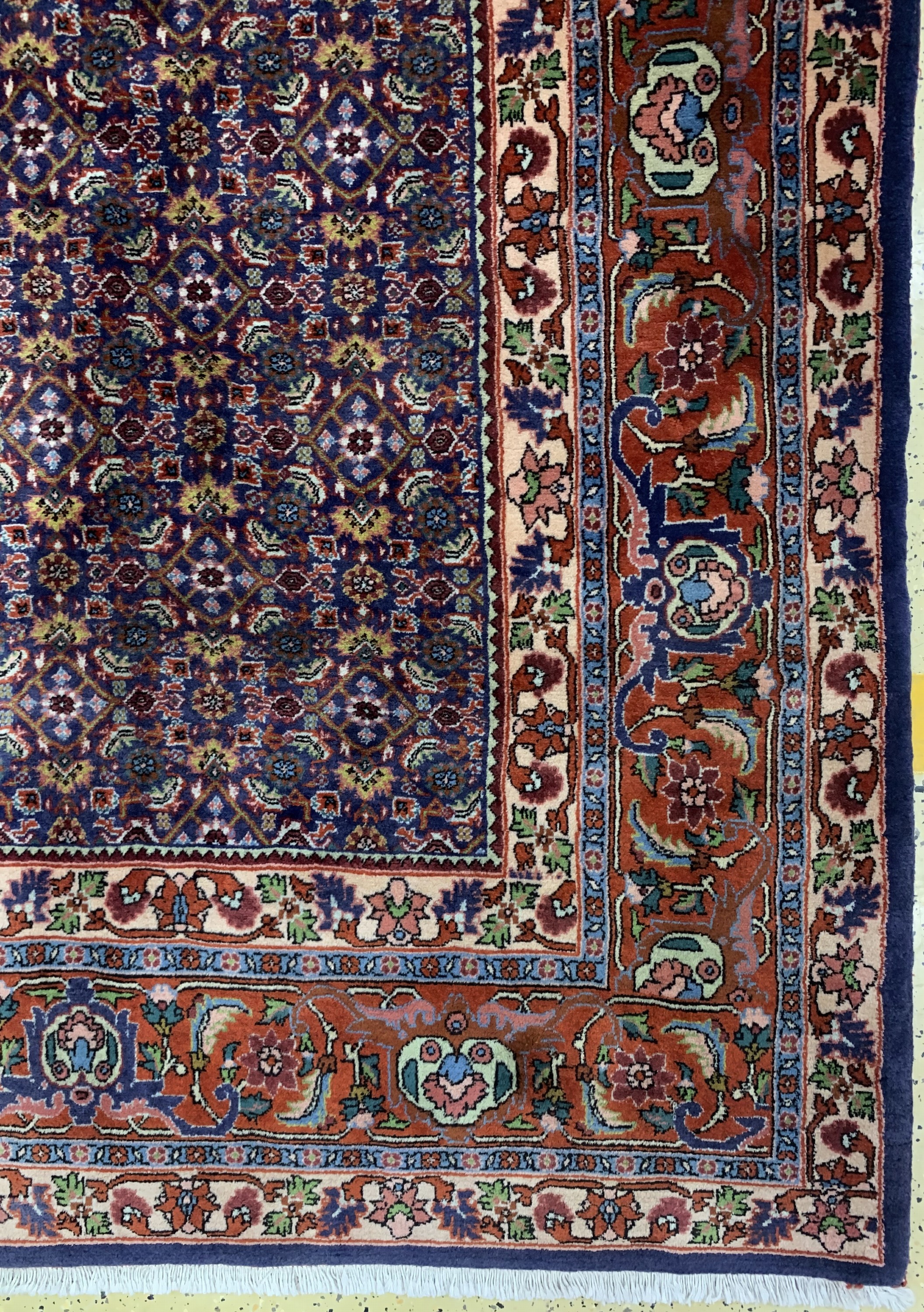 Detail a: Bidjar Kork alt, Persien, Anfang 20.Jhd, Korkwolle auf Baumwolle, ca. 440 x 340 cm, EHZ: 2