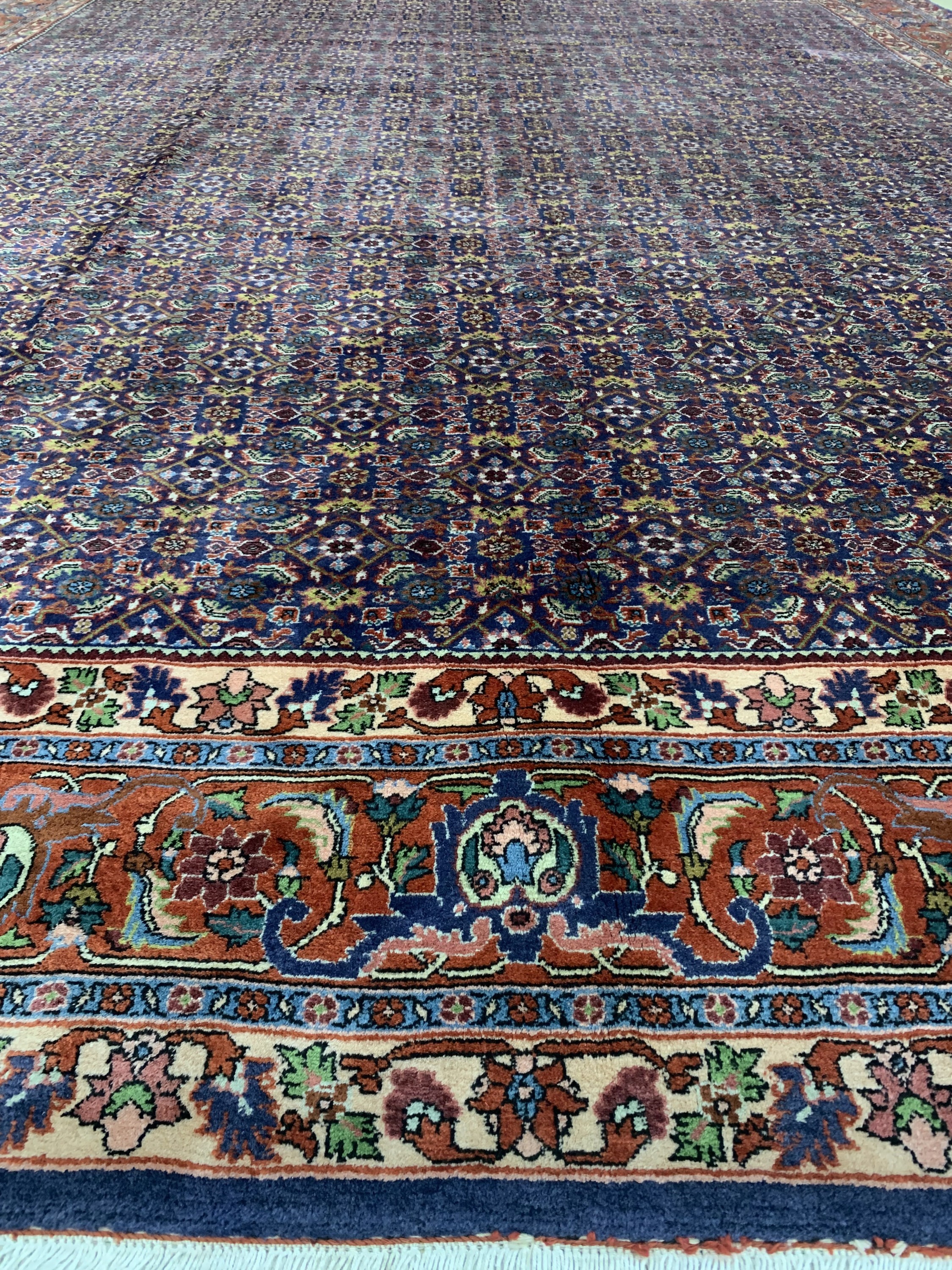 Detail e: Bidjar Kork alt, Persien, Anfang 20.Jhd, Korkwolle auf Baumwolle, ca. 440 x 340 cm, EHZ: 2
