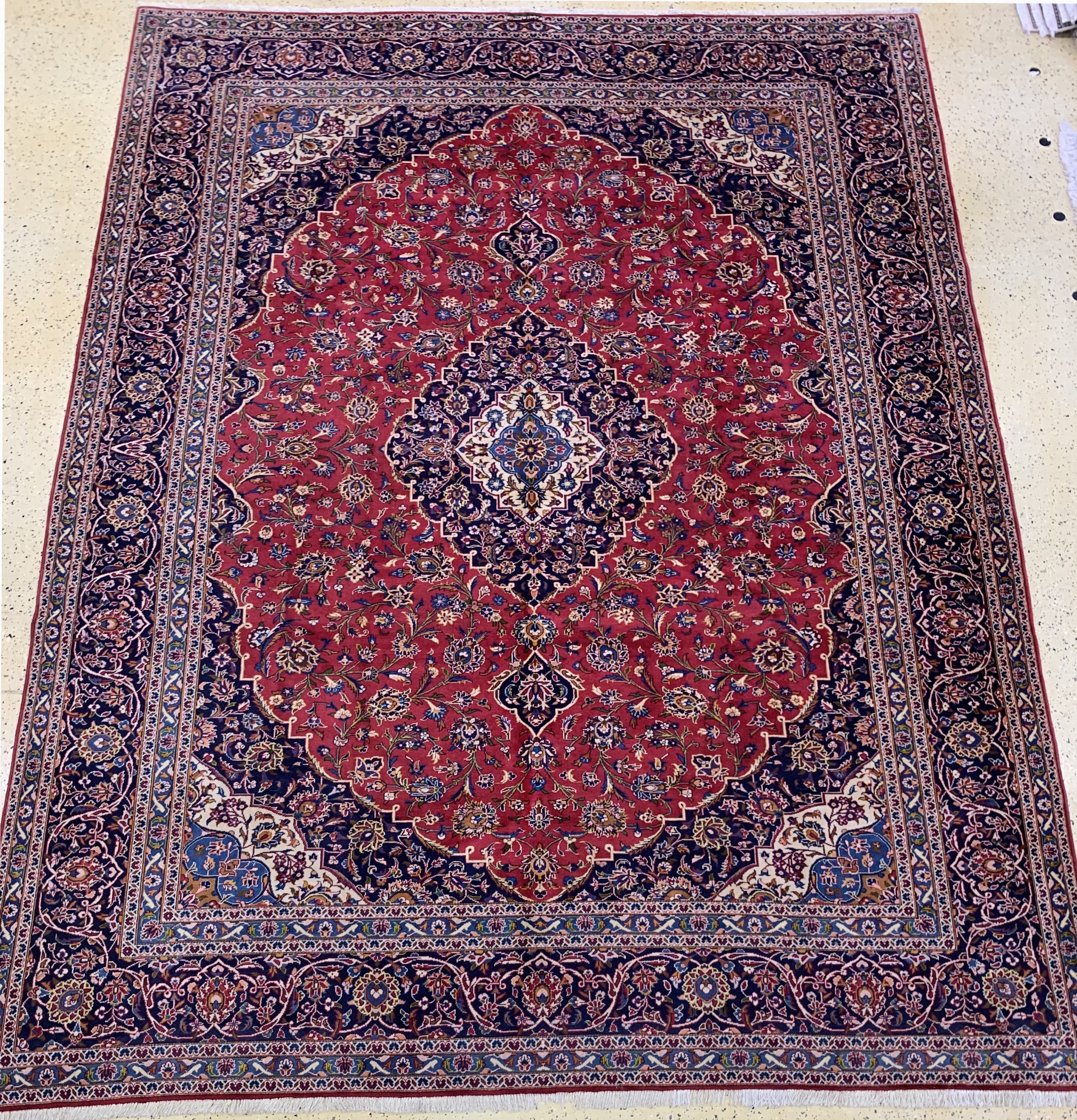 Keschan, Persien, Ende 20.Jhd, Wolle auf Baumwolle, ca. 445 x 345 cm, EHZ: 2