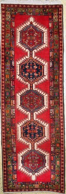 Image Meshgin old, Persia, mid-20th century, wool oncotton, approx. 310 x 105 cm, condition: 2. ...