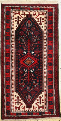 Image Baloch, Persia, mid-20th century, wool on wool, approx. 210 x 110 cm, condition: 2. Rugs, ...