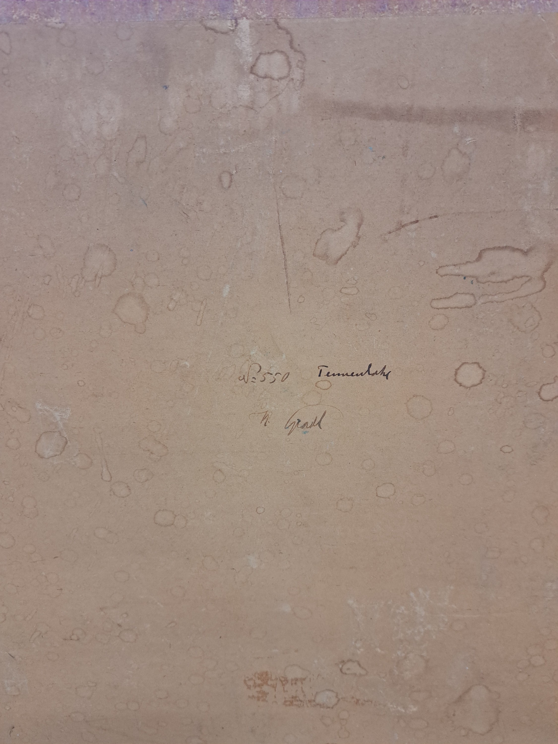 Detail g: Hermann Gradl, 1883 Marktheidenfeld-1964 Nürnberg, Bauernhäuser am Bachlauf, Öl/Malkarton, links unten signiert, ca. 50x60cm, R. ca. 60x69cm