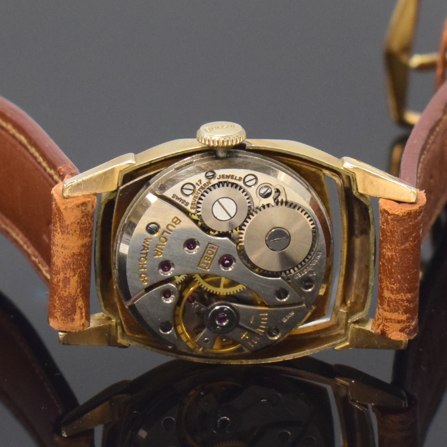 Detail c: HAMILTON, ELGIN und BULOVA 3 Damenarmbanduhren, alle Handaufzug, Schweiz / USA um 1950/60, 1.) Hamilton 10k Gold Filled, silb. Zifferbl. m. aufgel. ...