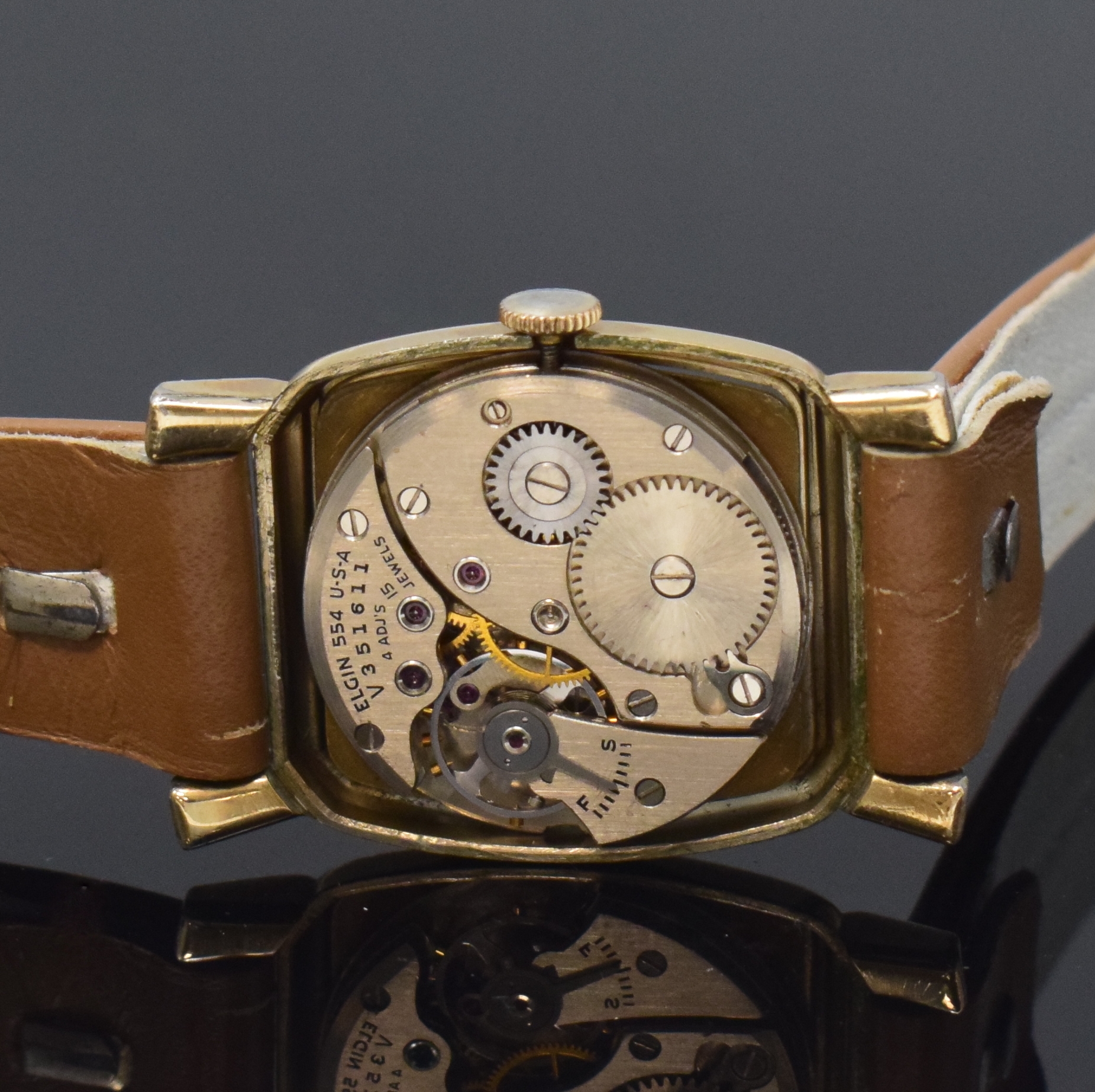 Detail e: HAMILTON, ELGIN und BULOVA 3 Damenarmbanduhren, alle Handaufzug, Schweiz / USA um 1950/60, 1.) Hamilton 10k Gold Filled, silb. Zifferbl. m. aufgel. ...