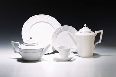 Image Coffee and tea service, KPM Berlin, Kurland, 2nd half of the 20th century, white, teapot, ...