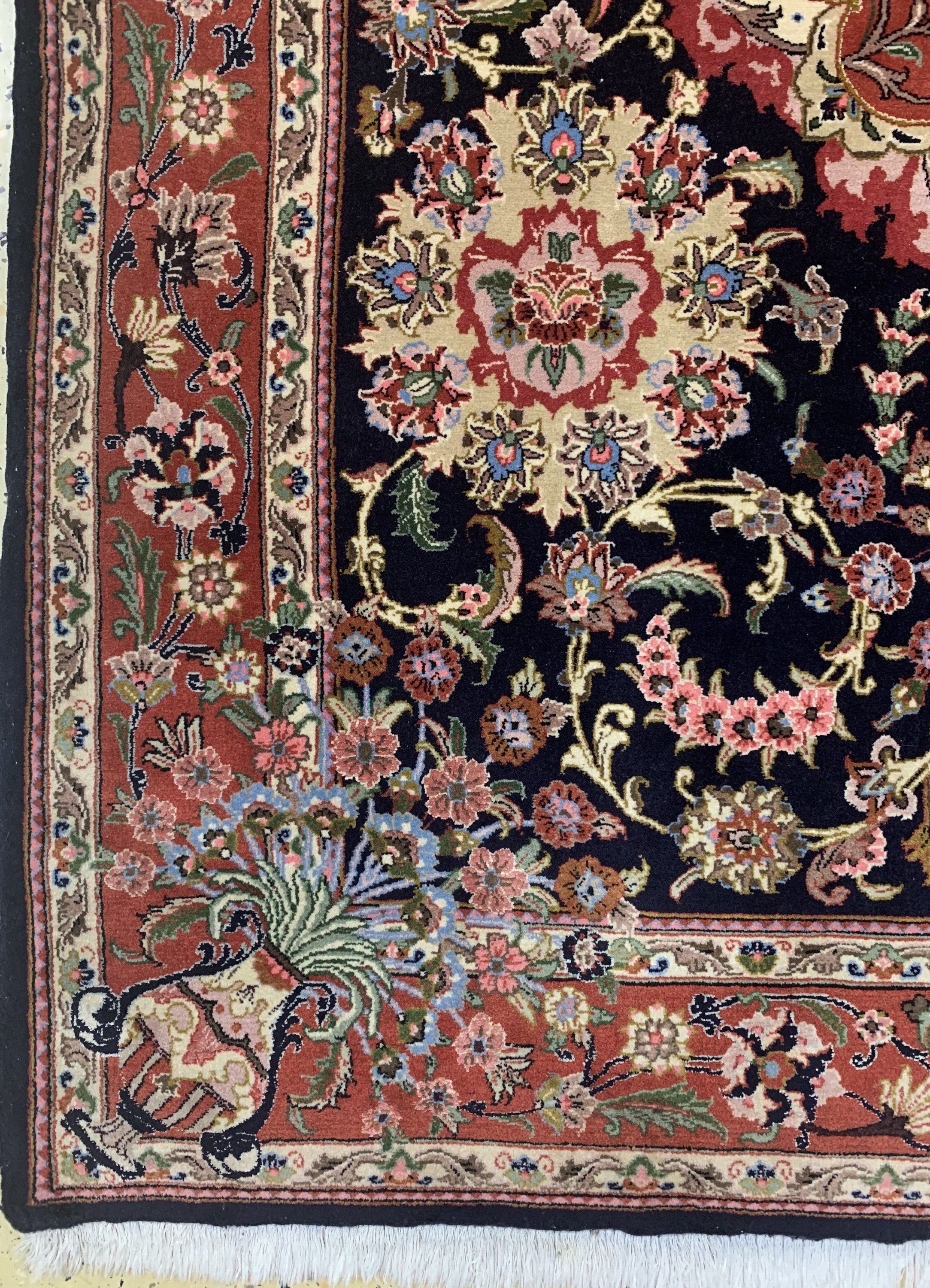 Detail b: Sarogh, Persien, ca. 60 Jahre, Korkwolle, ca. 213 x 140 cm, EHZ: 1-2