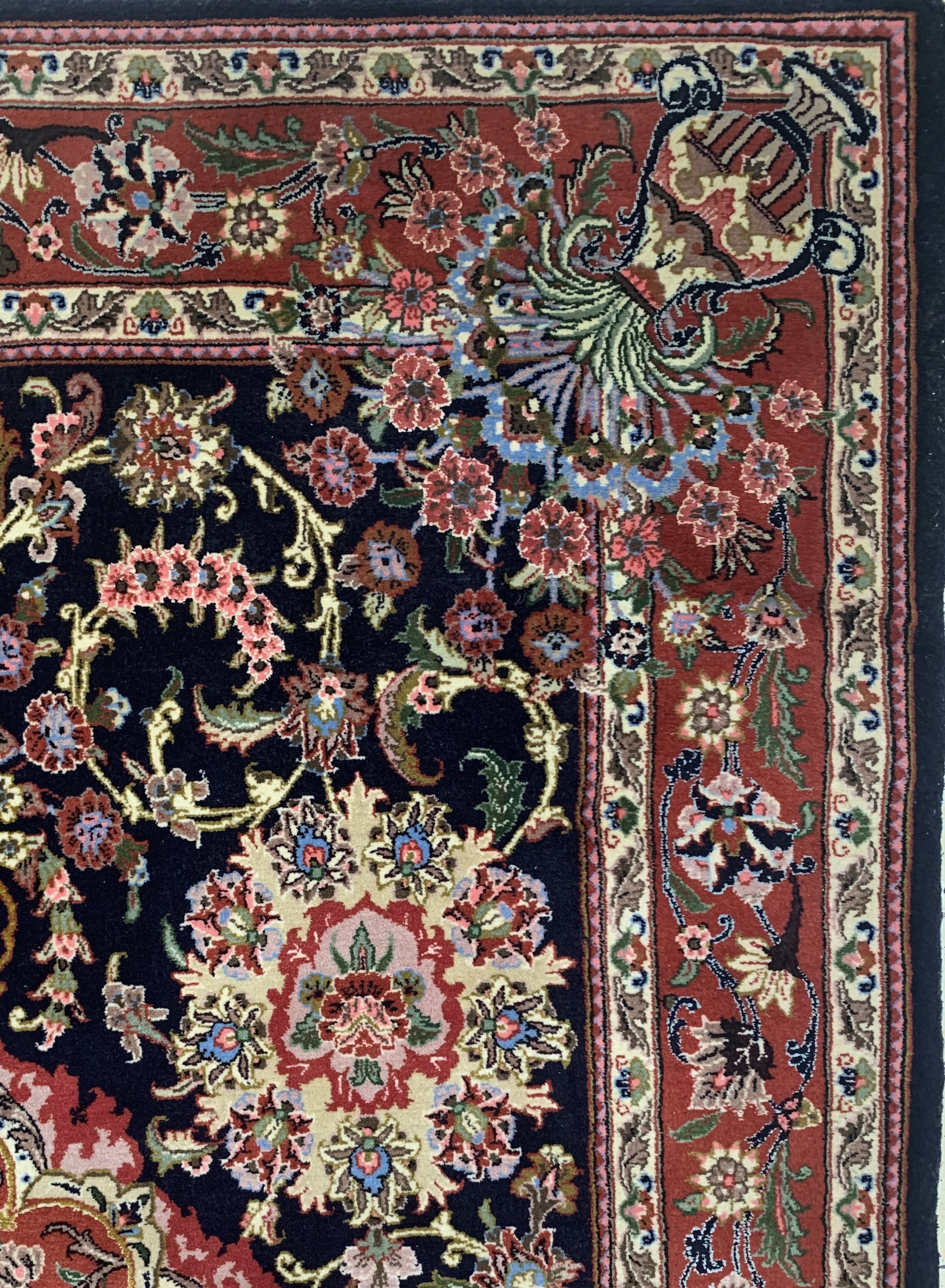 Detail d: Sarogh, Persien, ca. 60 Jahre, Korkwolle, ca. 213 x 140 cm, EHZ: 1-2
