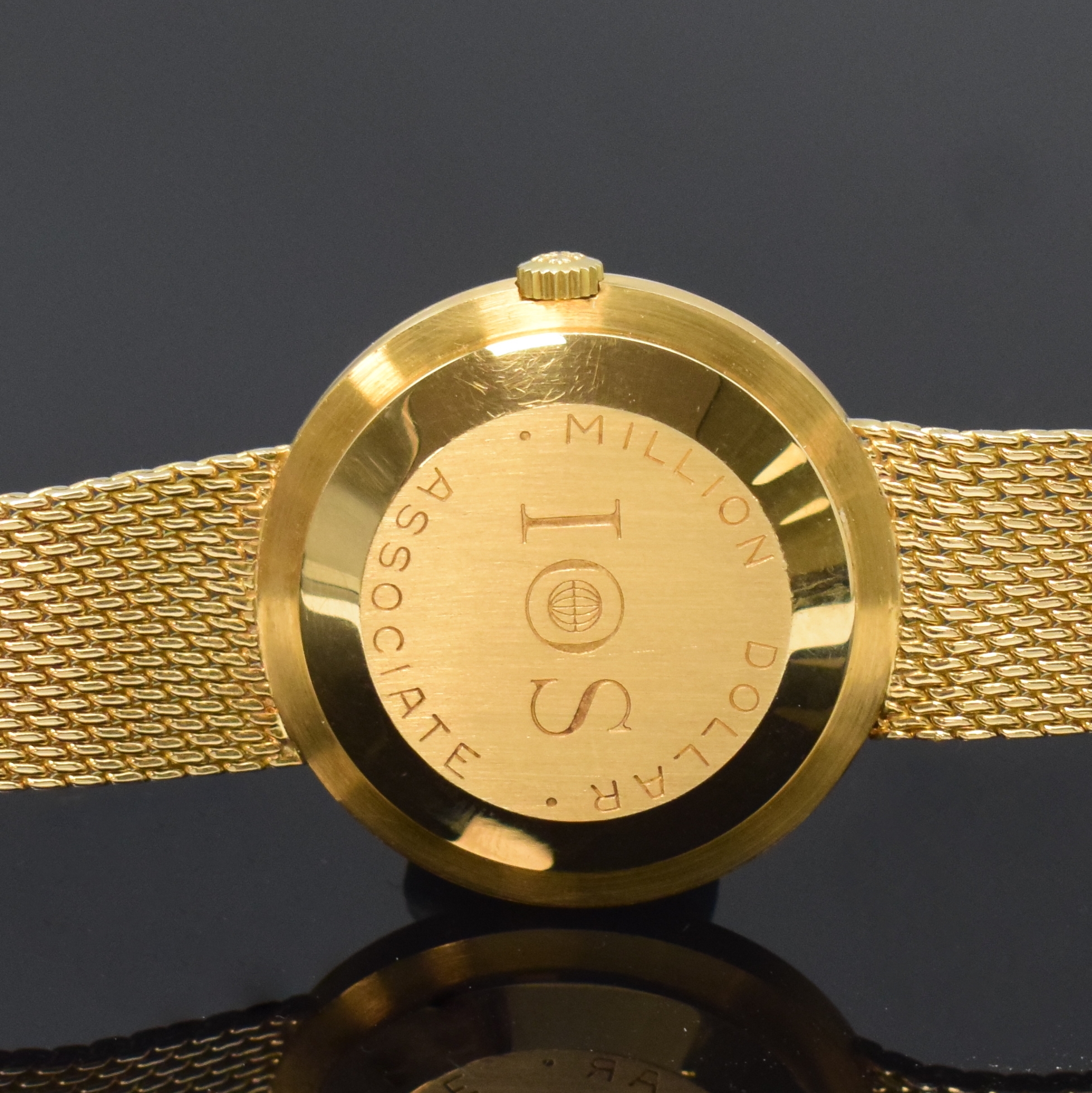 Detail e: PATEK PHILIPPE hochfeine und seltene Herrenarmbanduhr IOS Million Dollar Associate Referenz 3565 1, Schweiz um 1970, Automatik, GG 750/000 inkl. ...