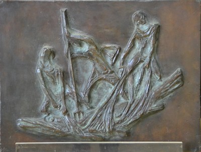 Image 26790862 - Bronzerelief von Richard Menges, 1910-1998 Kaiserslautern