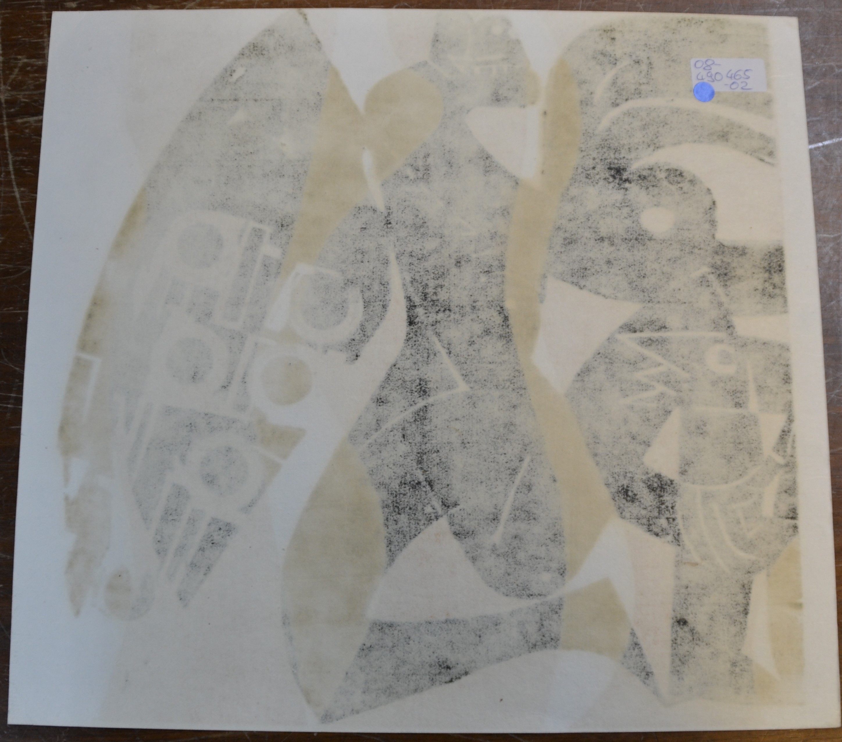 Detail d: HAP Grieshaber, 1909 Rot an der Rot - 1981 Eningen, Farbholzschnitt, "hommage a rothe",1968, Ed. 9/100, handsigniert und nummeriert, ...