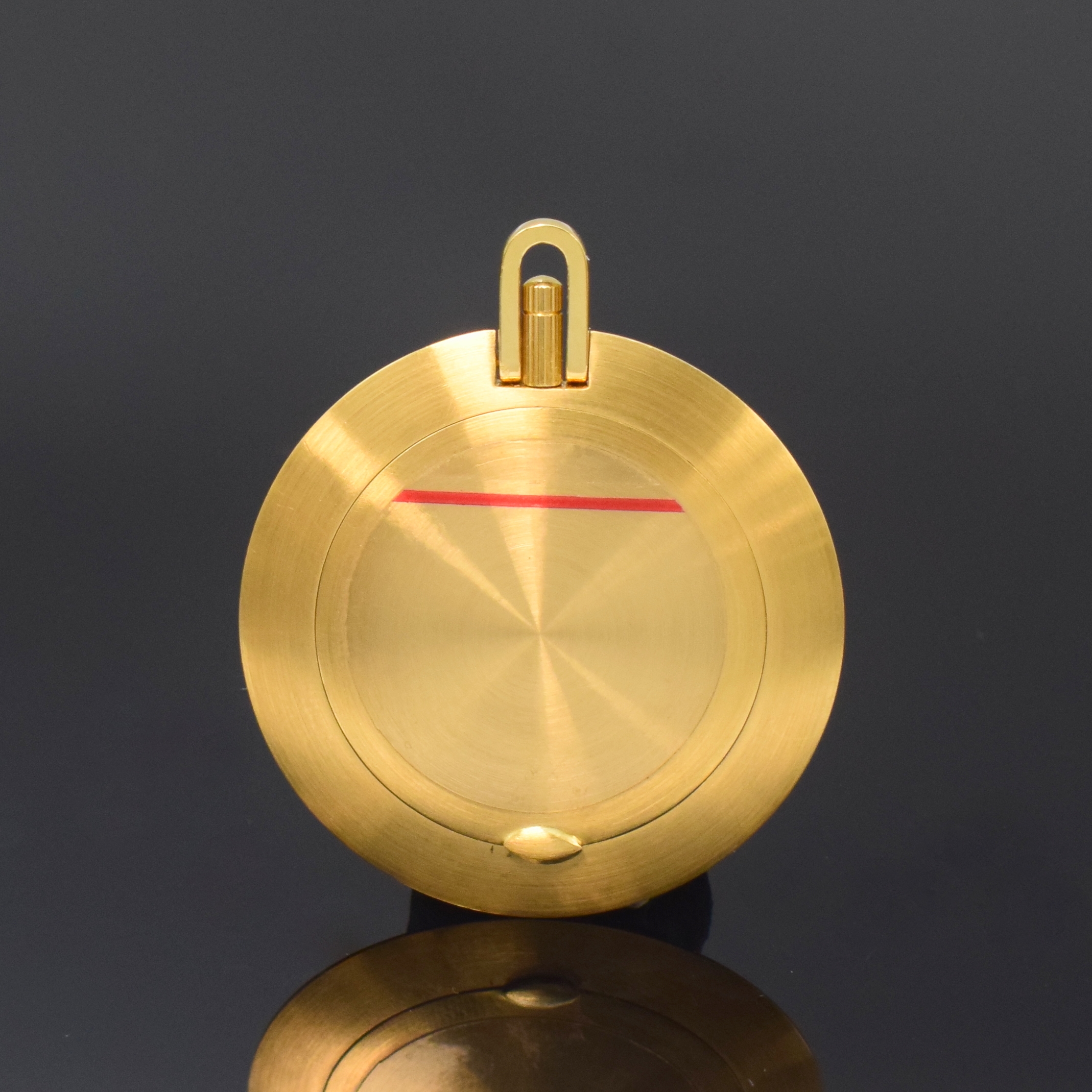 Detail a: CHOPARD Frack-/Anhängeuhr in GG 750/000, Schweiz um 1970, Boden aufgedr., gold. Zifferbl. m. röm. Std., verg. Werk, 17 St., Kal. Peseux 7001, ...