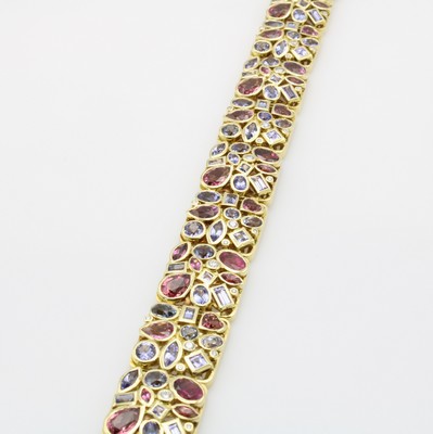 Image Armband mit Farbsteinen und Brillanten