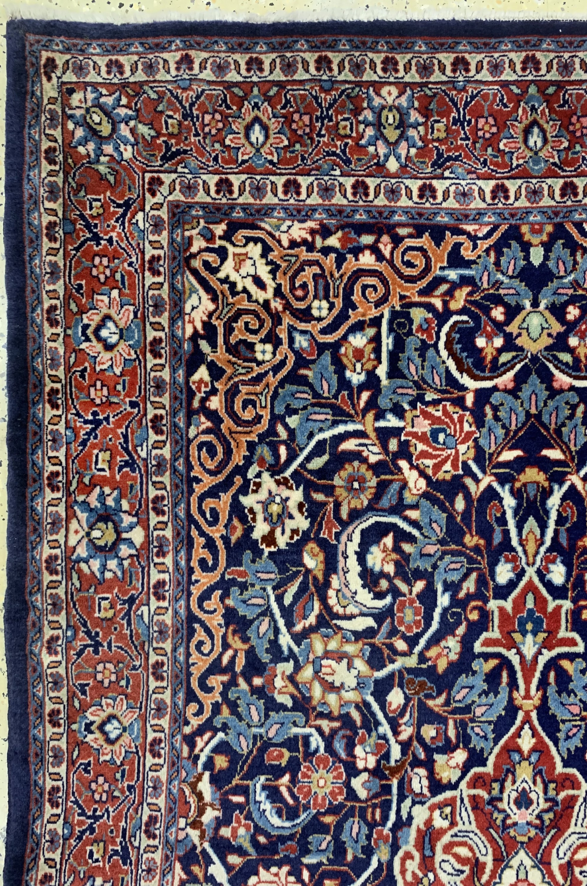 Detail c: Sarogh, Persien, Mitte 20.Jhd, Wolle auf Baumwolle, ca. 215 x 135 cm, EHZ: 2