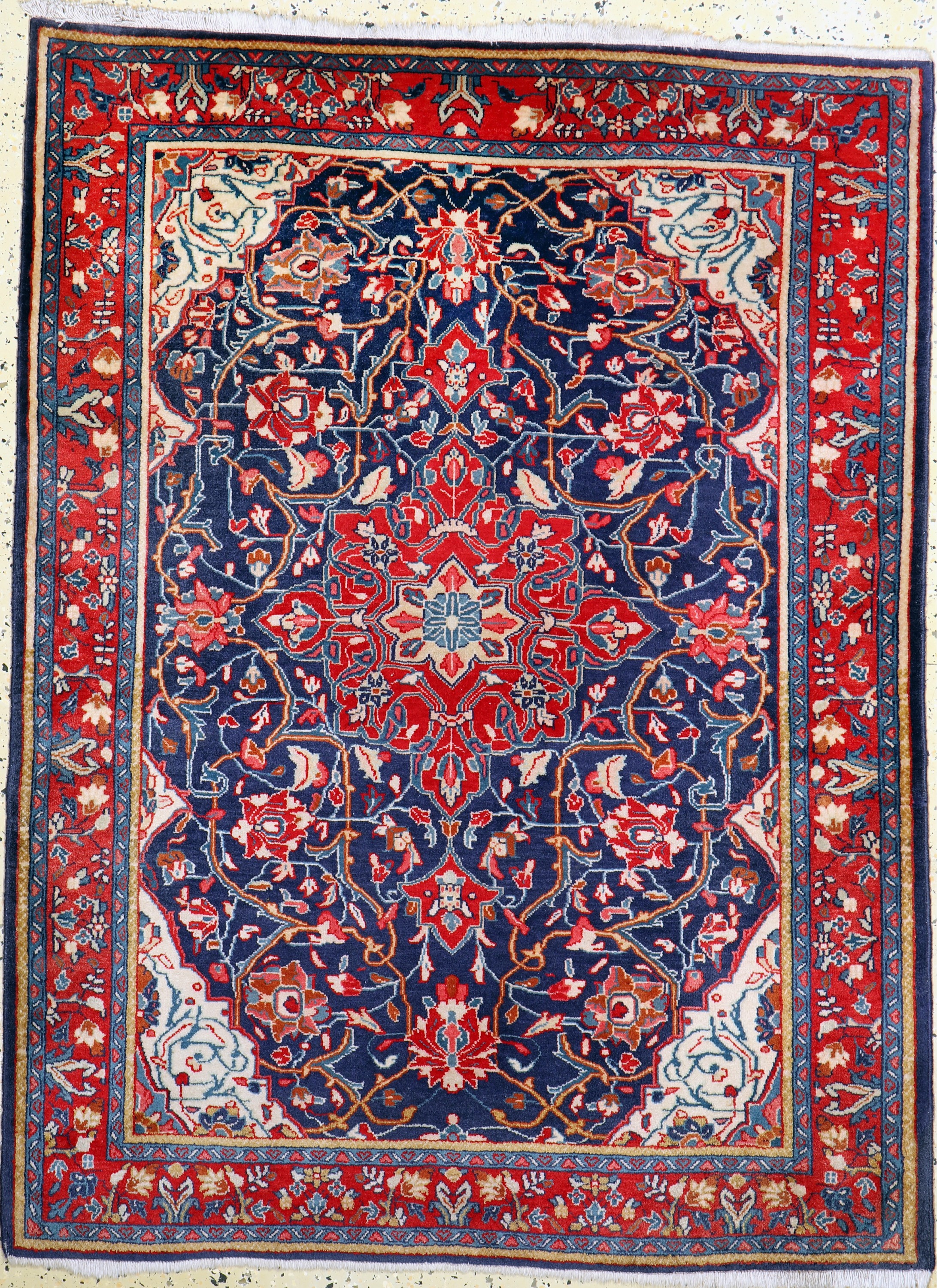 Sarogh, Persien, Mitte 20.Jhd, Wolle auf Baumwolle, ca. 148 x 112 cm, EHZ: 1-2
