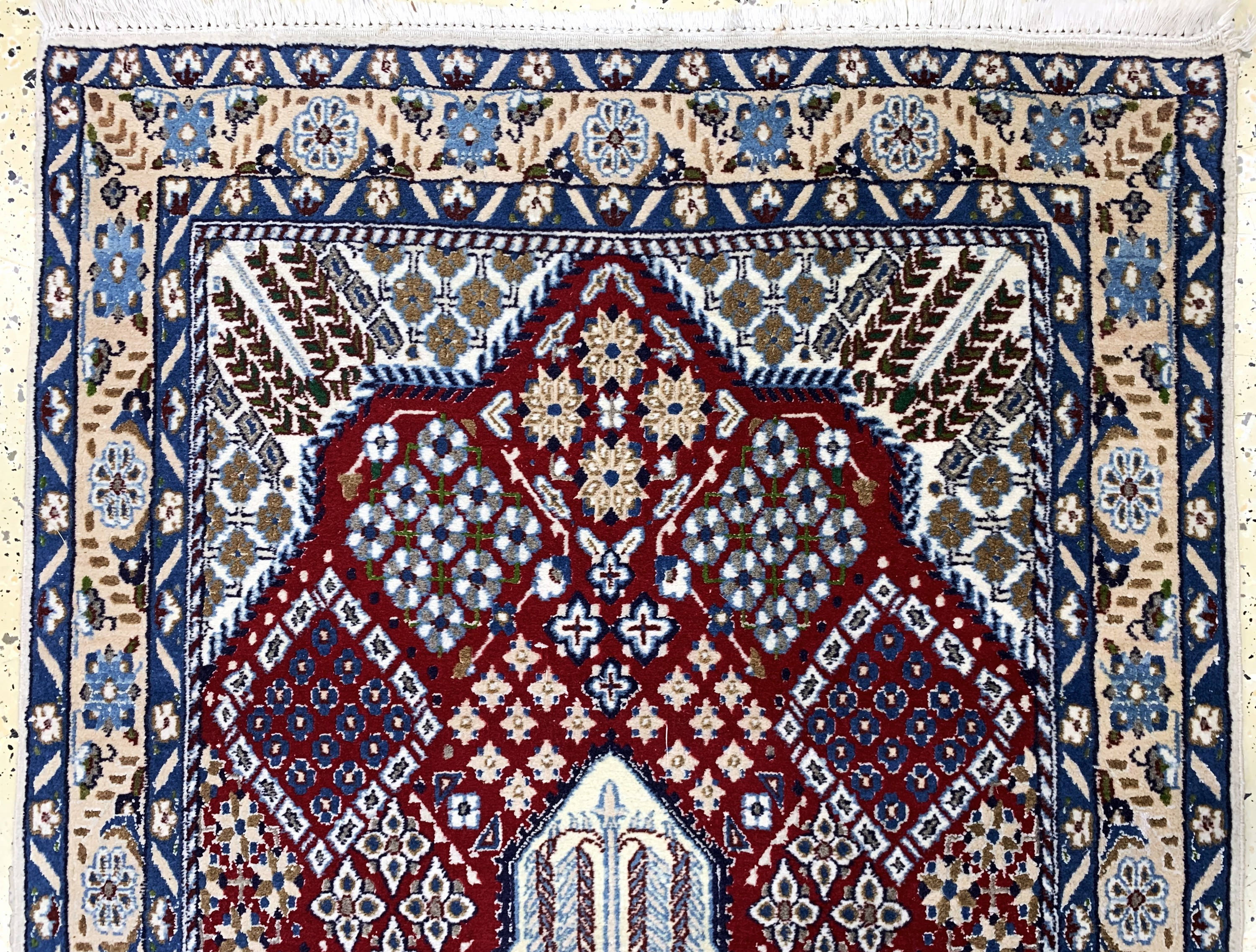 Detail a: 2 Lots Nain fein(9 La), Persien, Ende 20.Jhd, Korkwolle mit Seide, ca. 160 x 95 cm, EHZ: 2