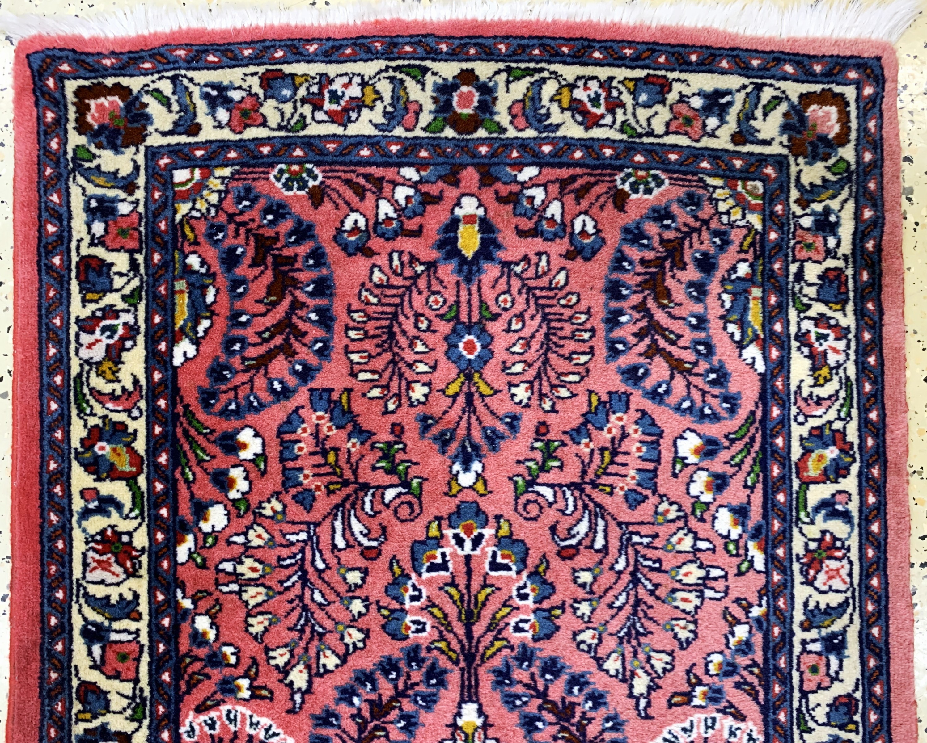 Detail a: 2 Lots Sarogh & Nain, Persien, Ende 20.Jhd,Wolle auf Baumwolle, ca. 130 x 68 cm & ca. 90 x 57 cm, EHZ: 2