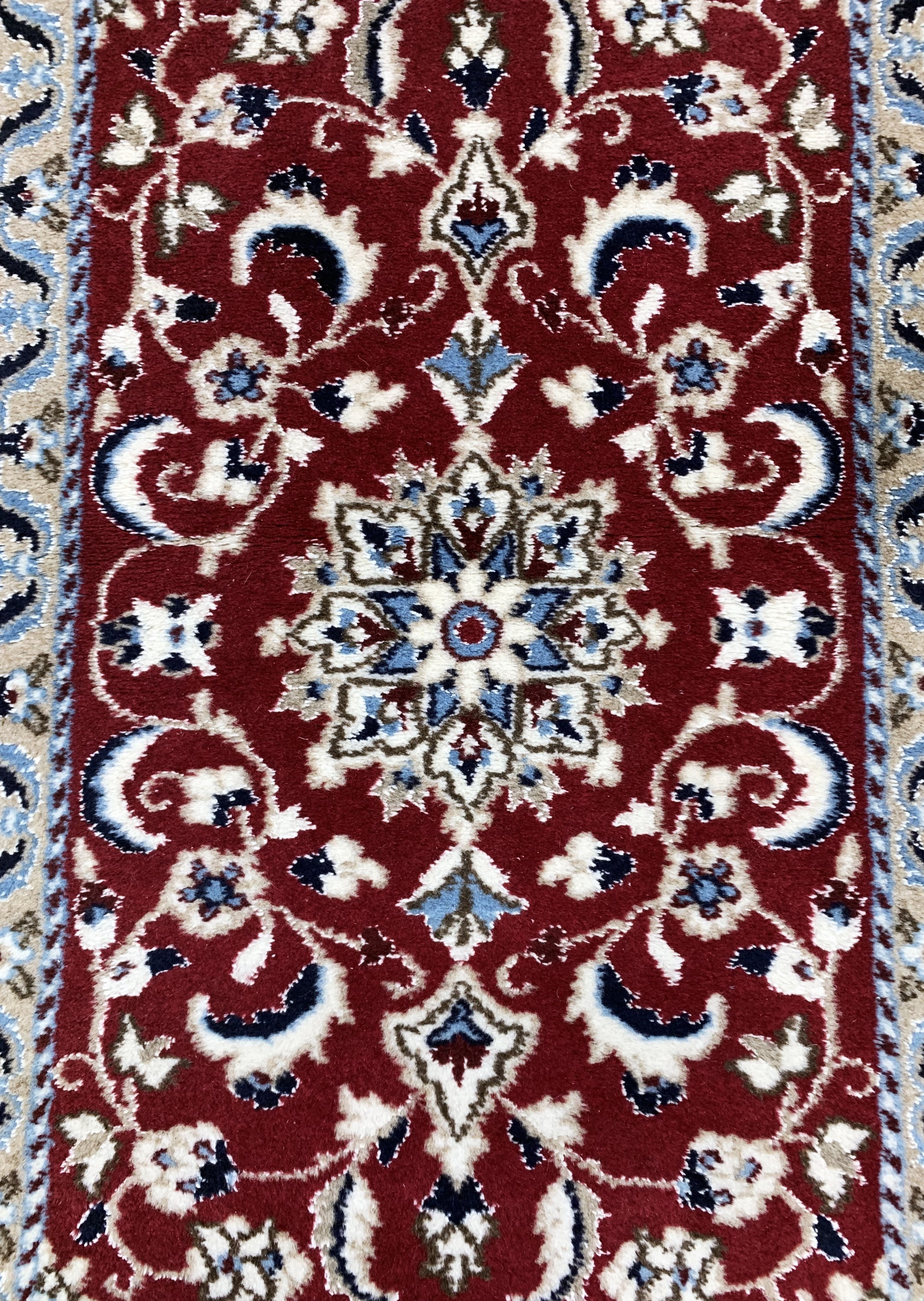 Detail d: 2 Lots Sarogh & Nain, Persien, Ende 20.Jhd,Wolle auf Baumwolle, ca. 130 x 68 cm & ca. 90 x 57 cm, EHZ: 2