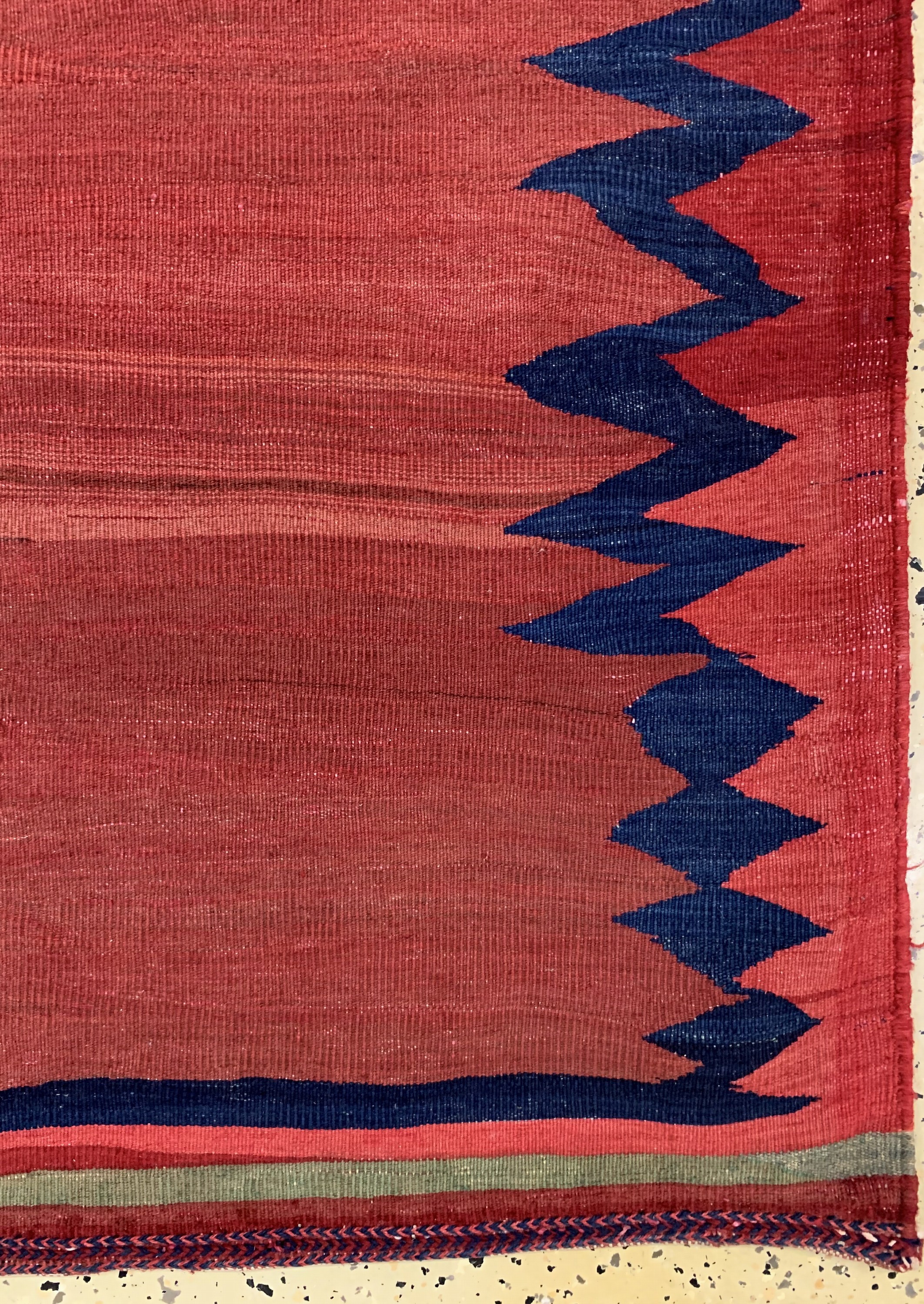 Detail a: Afschar Sofreh, Persien, um 1930, Wolle aufWolle, ca. 133 x 132 cm, EHZ: 2