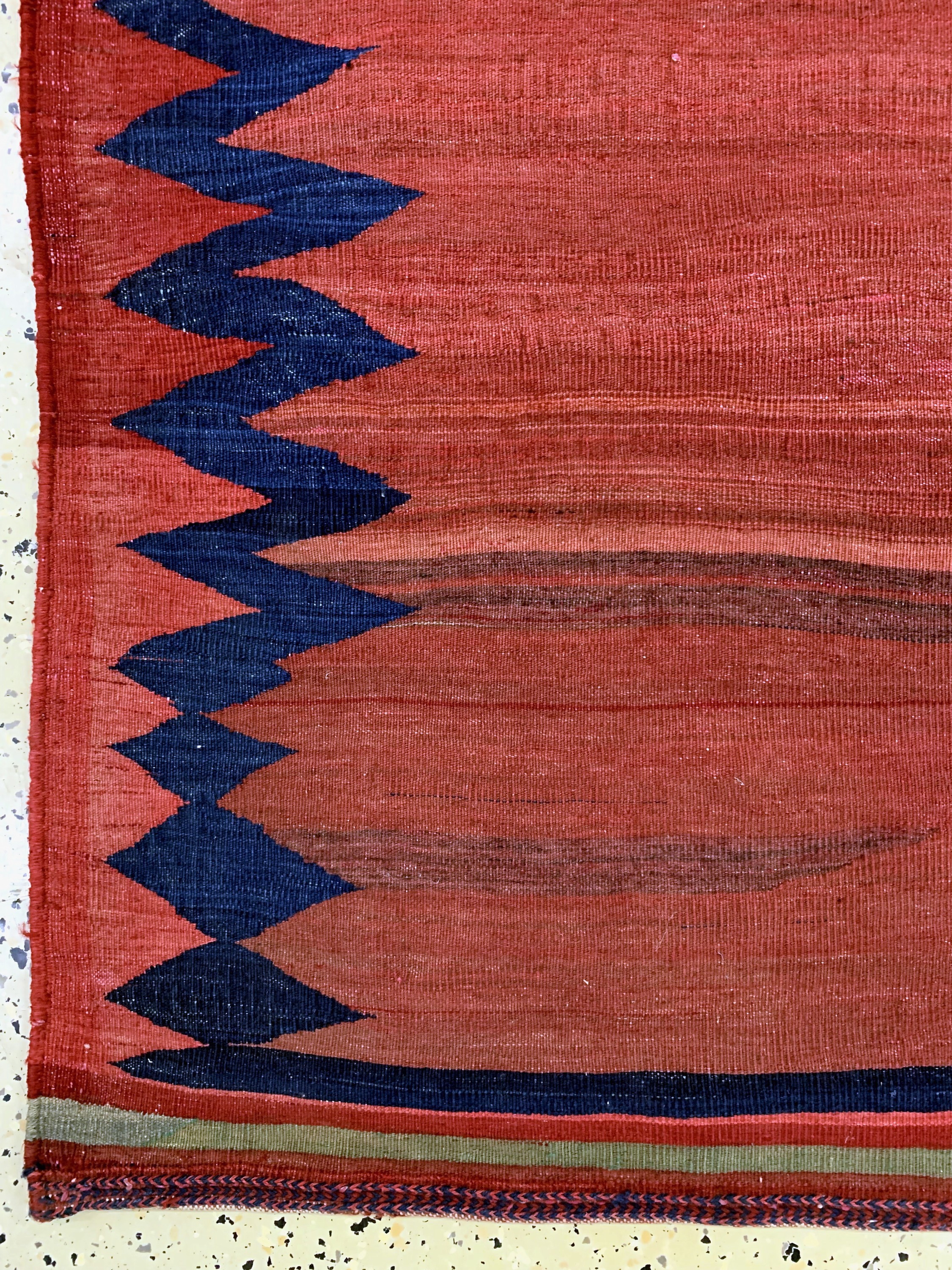 Detail b: Afschar Sofreh, Persien, um 1930, Wolle aufWolle, ca. 133 x 132 cm, EHZ: 2