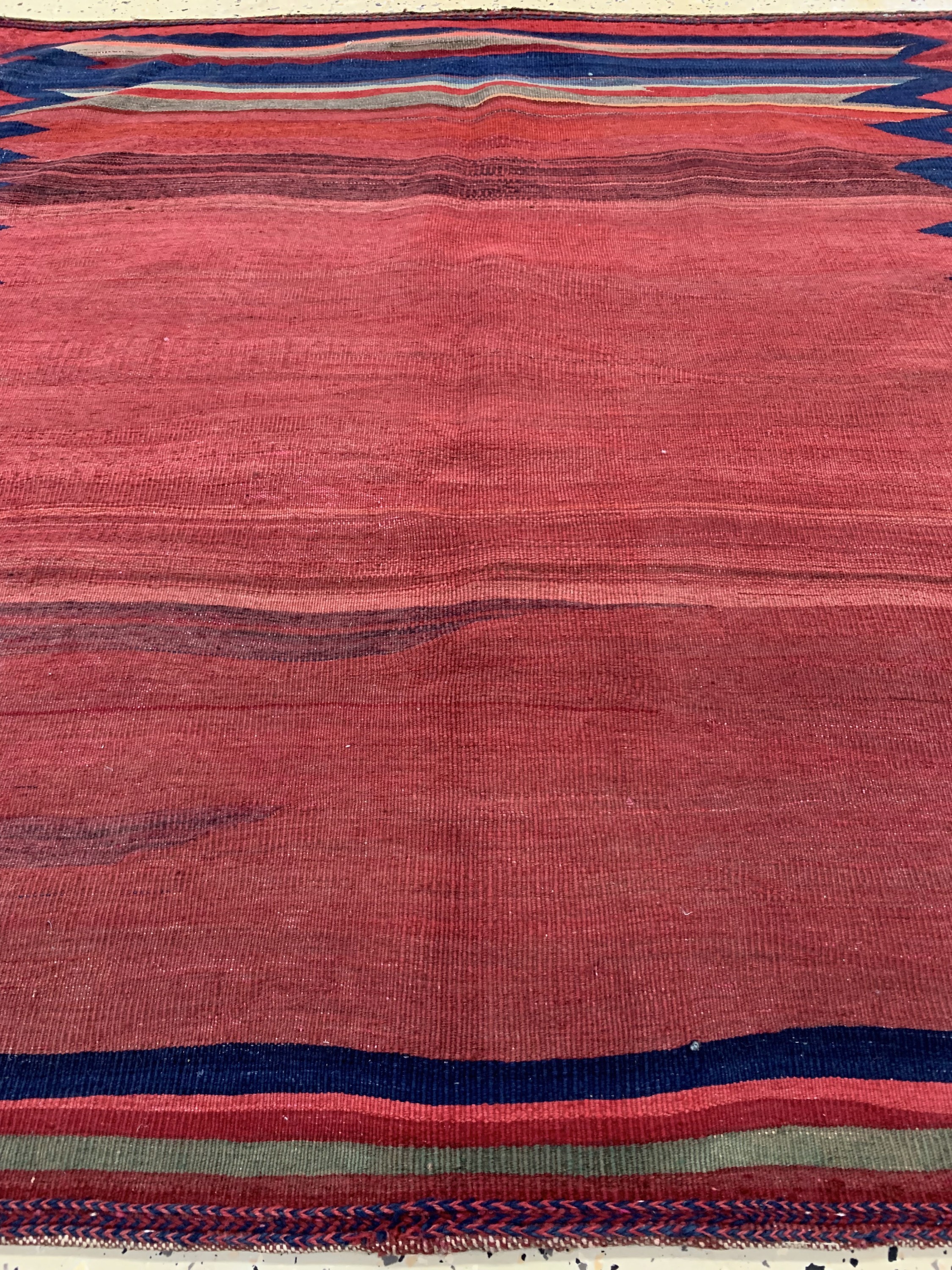 Detail e: Afschar Sofreh, Persien, um 1930, Wolle aufWolle, ca. 133 x 132 cm, EHZ: 2