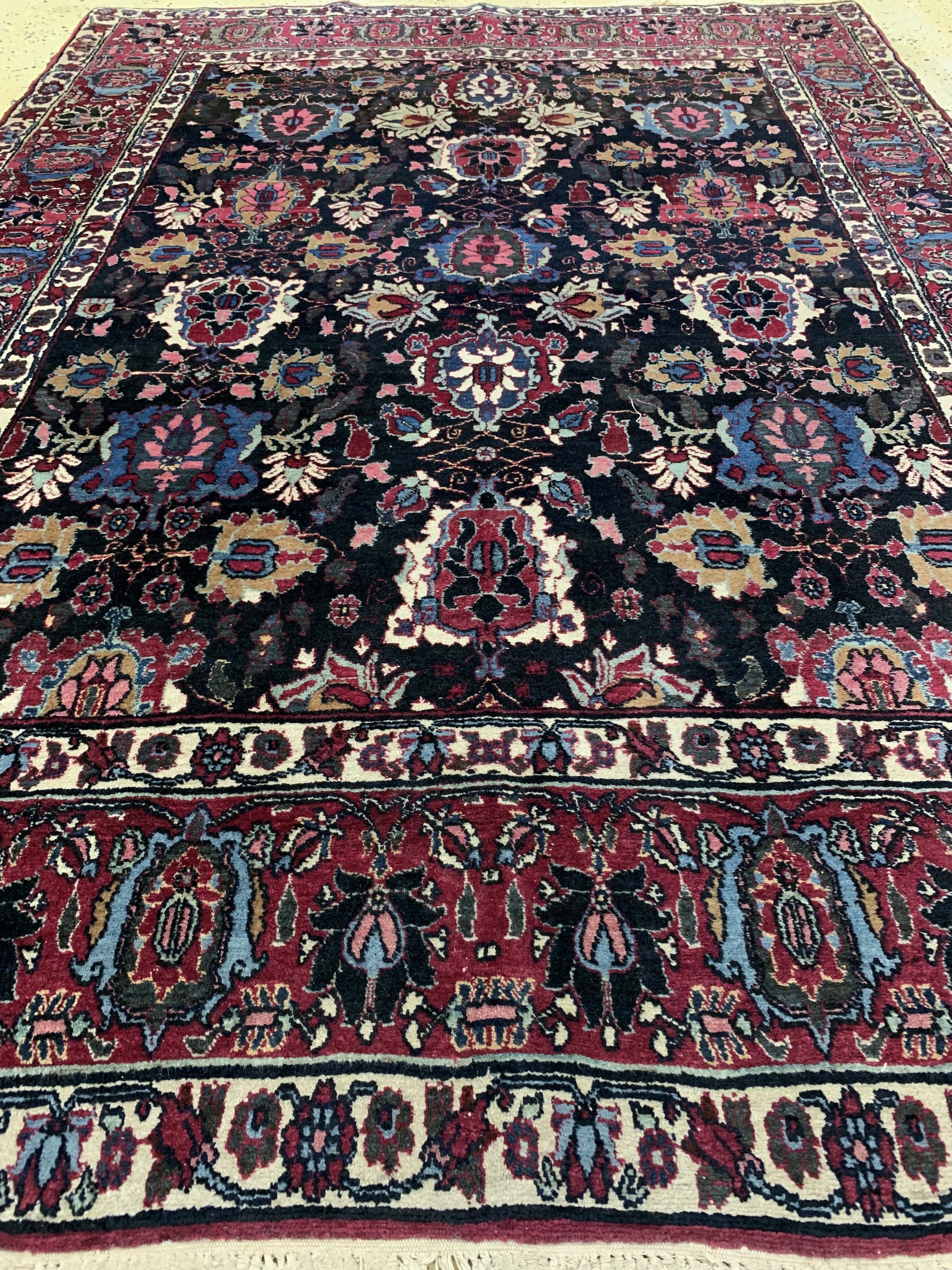 Detail f: Weramin alt, Persien, um 1930, Wolle auf Baumwolle, ca. 193 x 140 cm, EHZ: 2