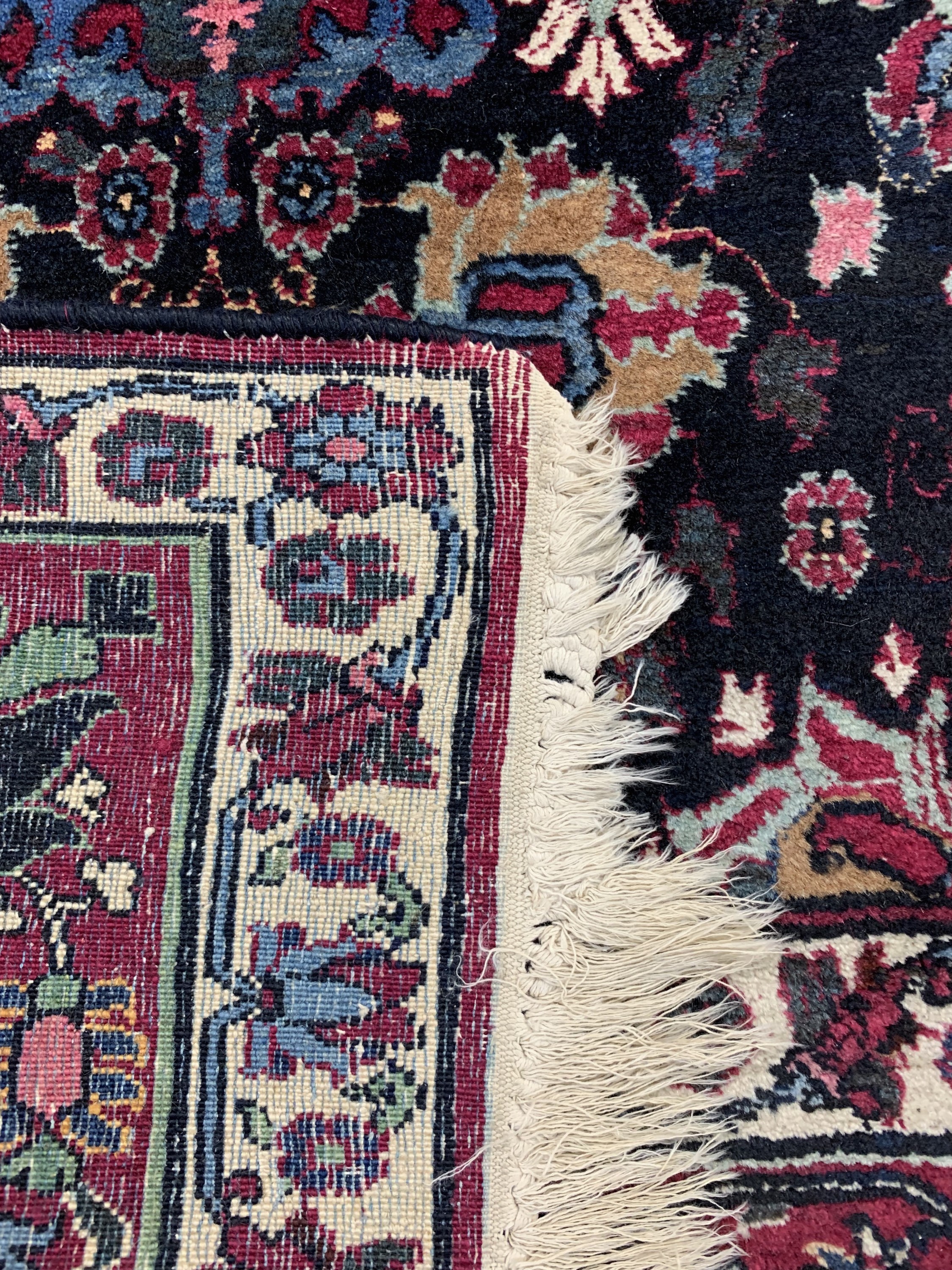 Detail g: Weramin alt, Persien, um 1930, Wolle auf Baumwolle, ca. 193 x 140 cm, EHZ: 2