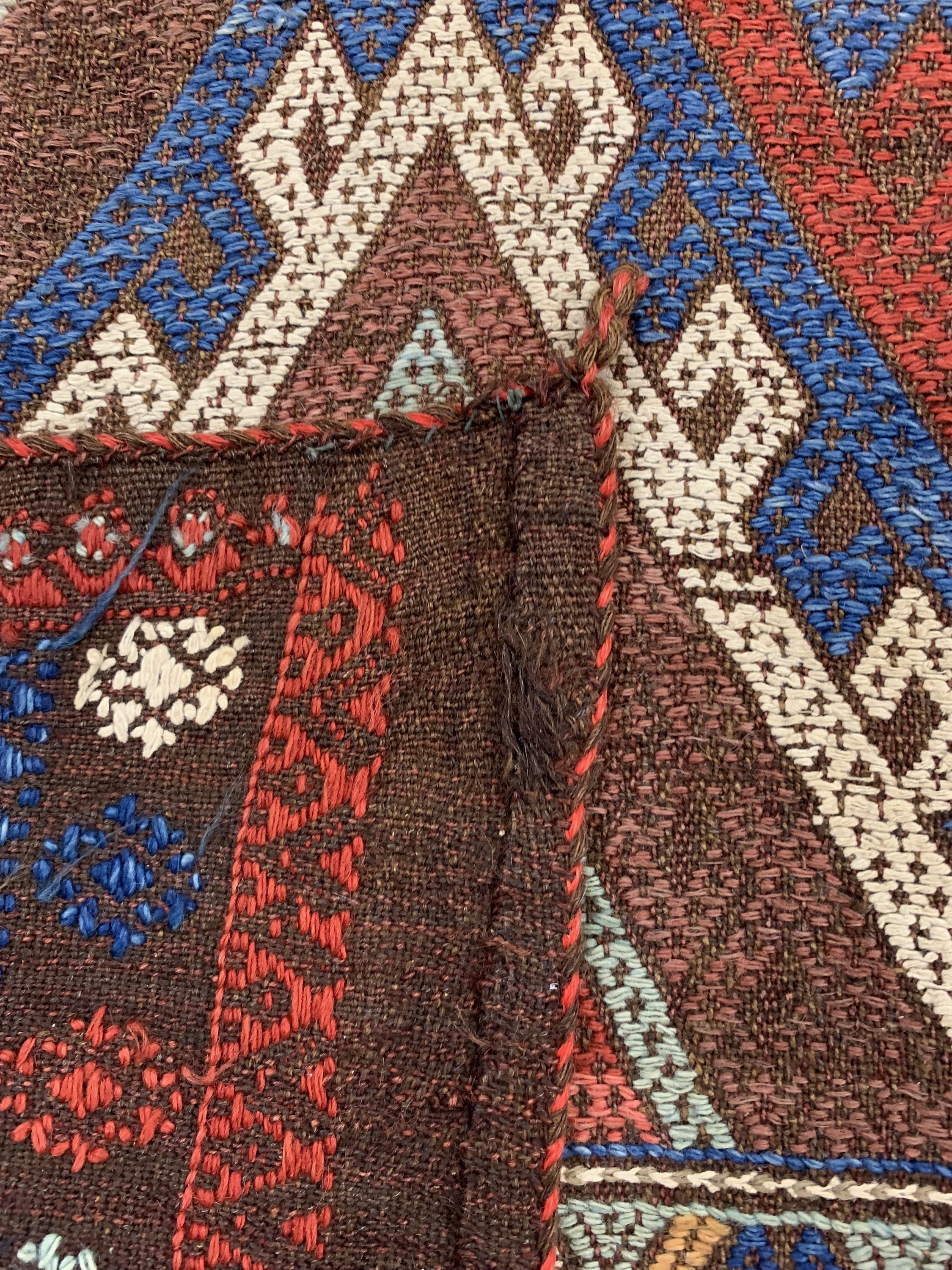 Detail f: Obruk Zili Kelim, Türkei, Anfang 20.Jhd, Wolle auf Wolle, ca. 150 x 120 cm, EHZ: 2