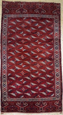 Image Yomud Hauptteppich antik, Turkmenistan, 19.Jhd, Wolle auf Wolle, ca. 333 x 190 cm, EHZ: ...