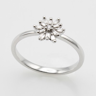 Image Ring mit Brillant und Diamanten